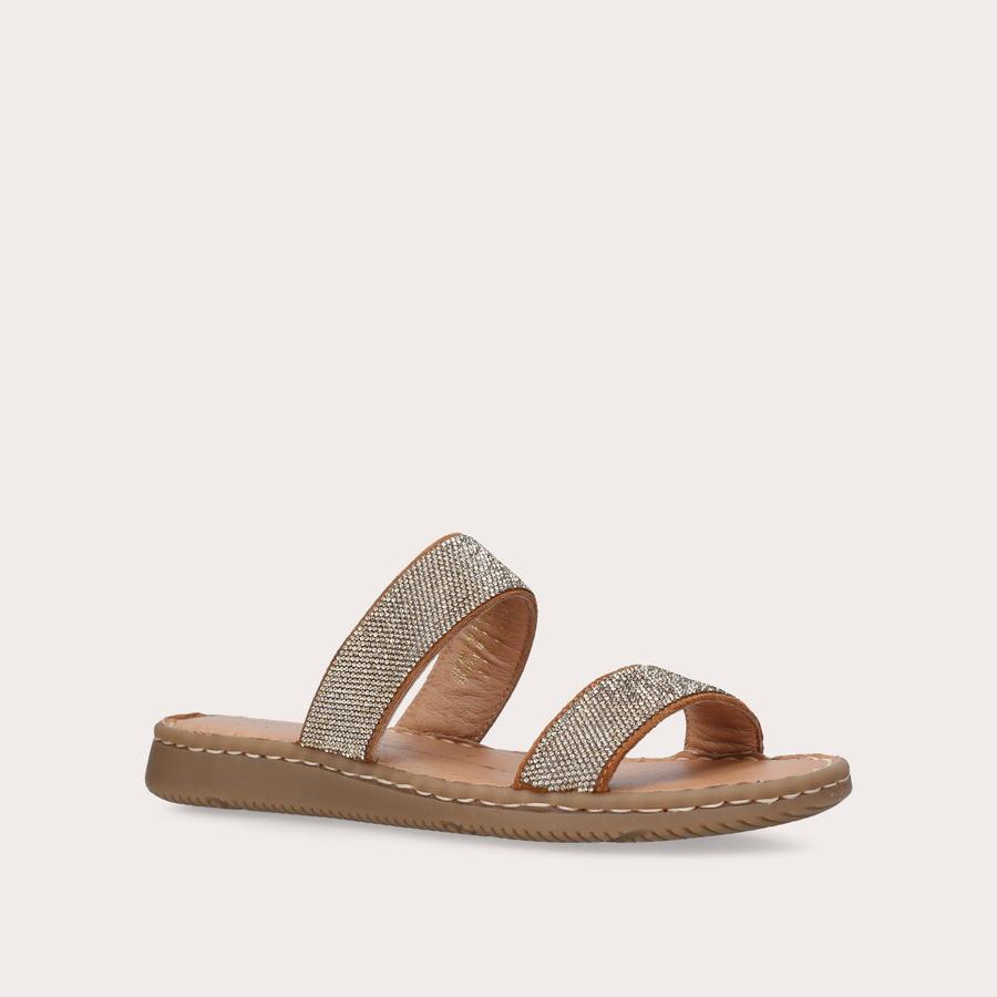 SHAKE Embellished Flat Sandals by CARVELA COMFORT