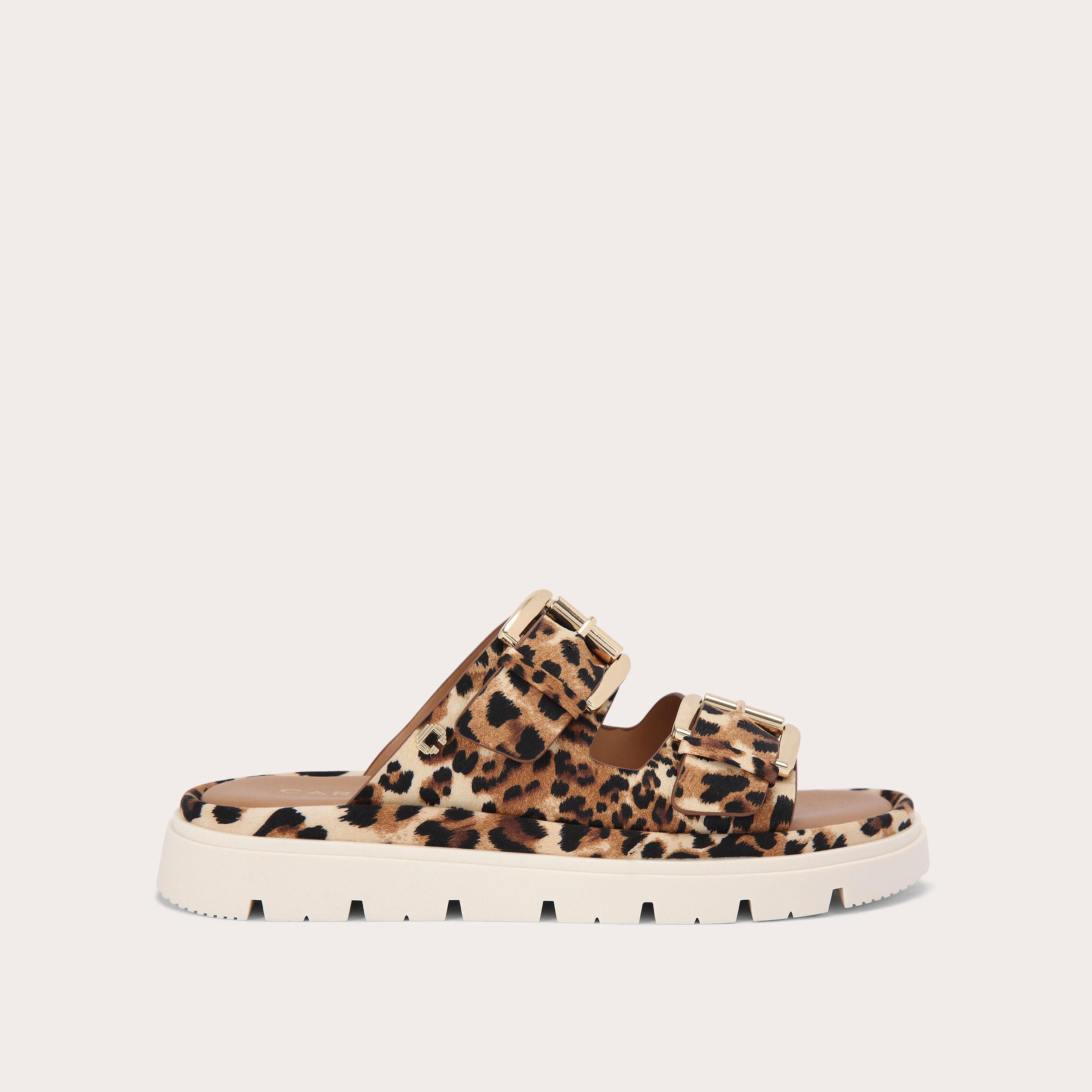 carvela PAVILION Leopard Satin Sandal by CARVELA COMFORT