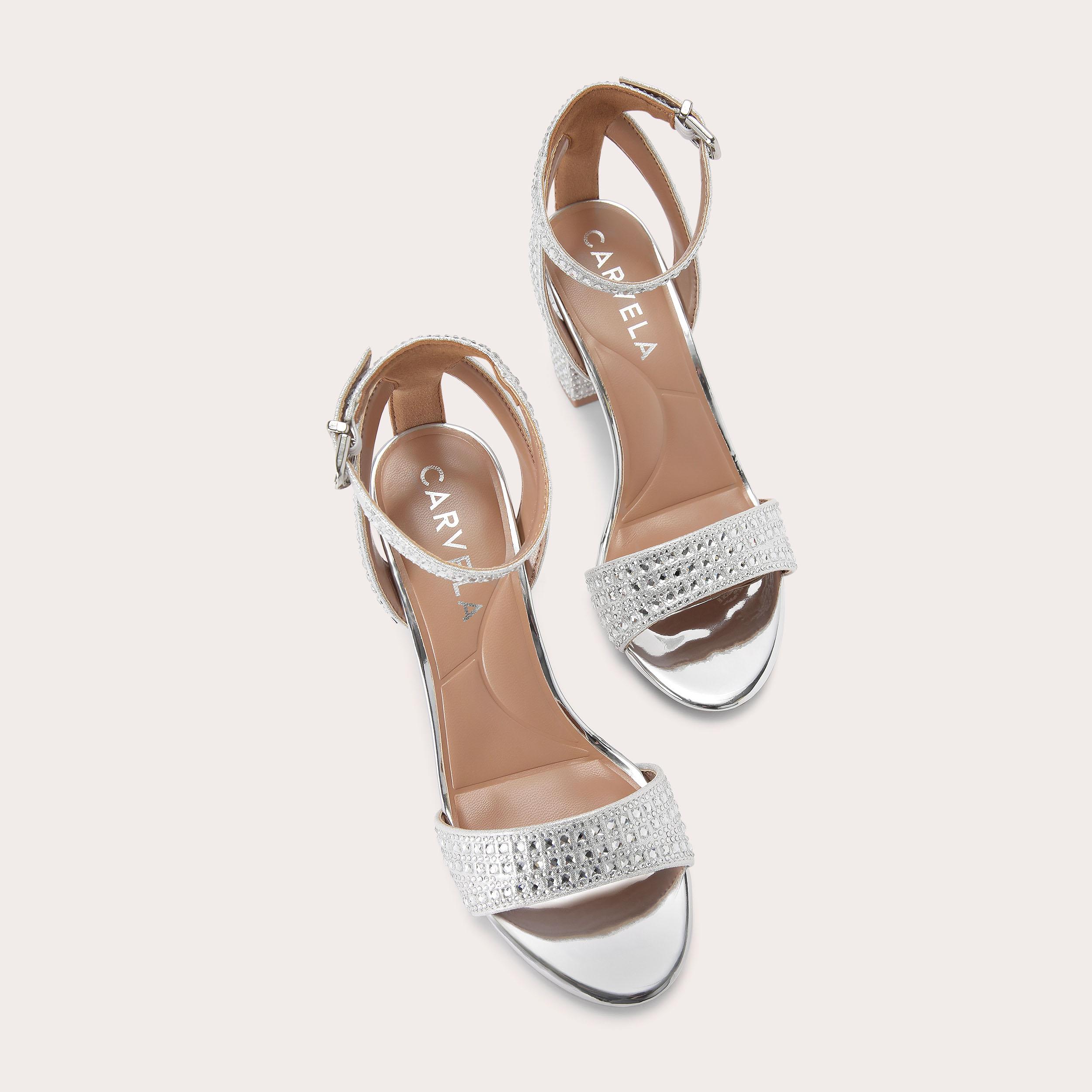 Carvela silver sandals online