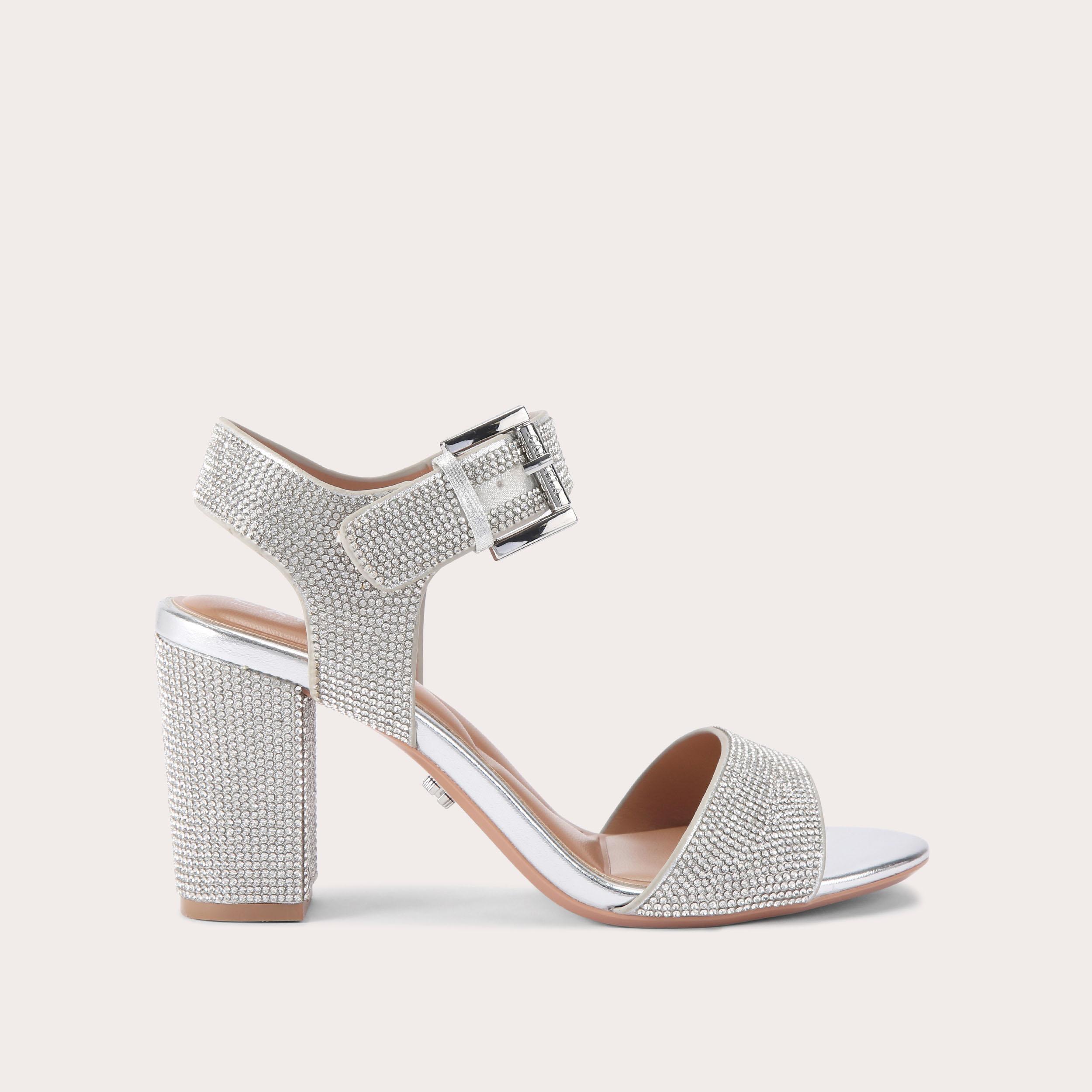 Sadie Jewel Heel - metallics