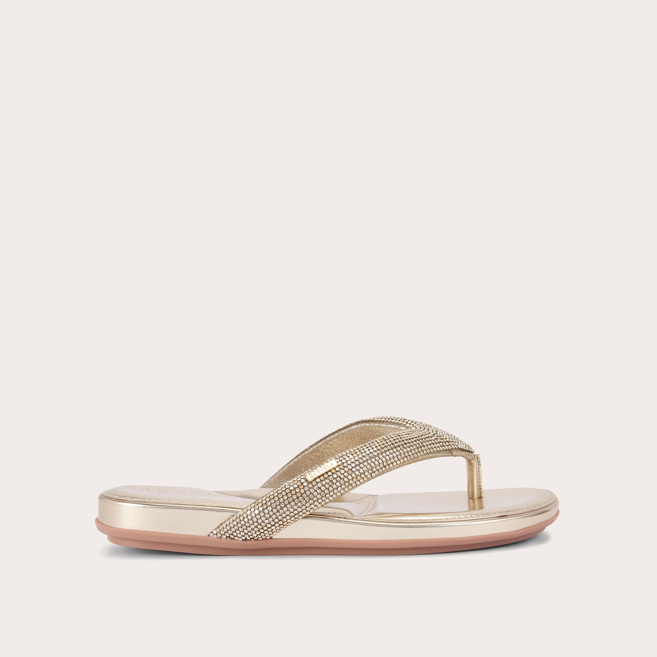 Riviera Jewel Sandal - metallics