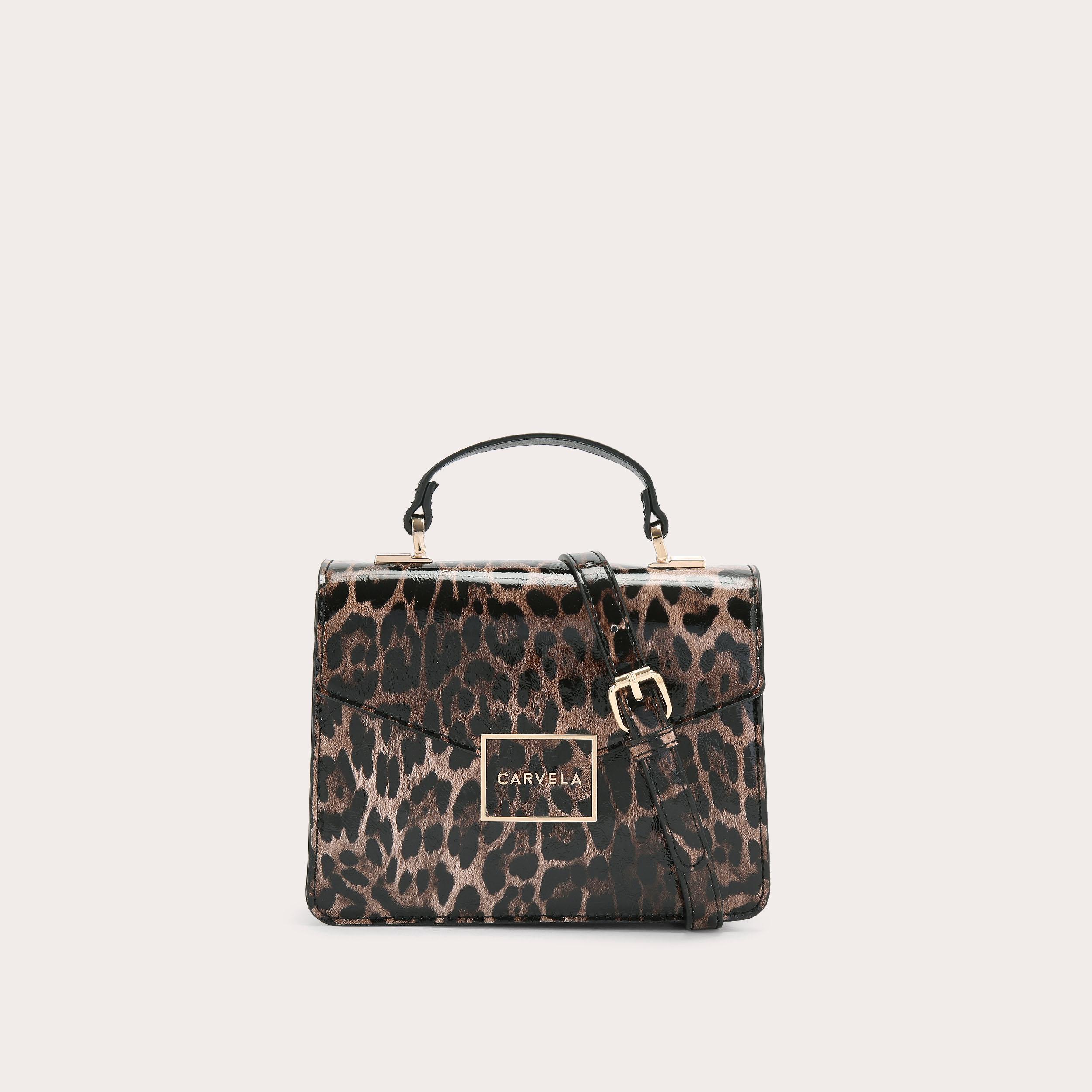 carvela JESSICA TOP HANDLE Leopard Print Top Handle Bag by CARVELA