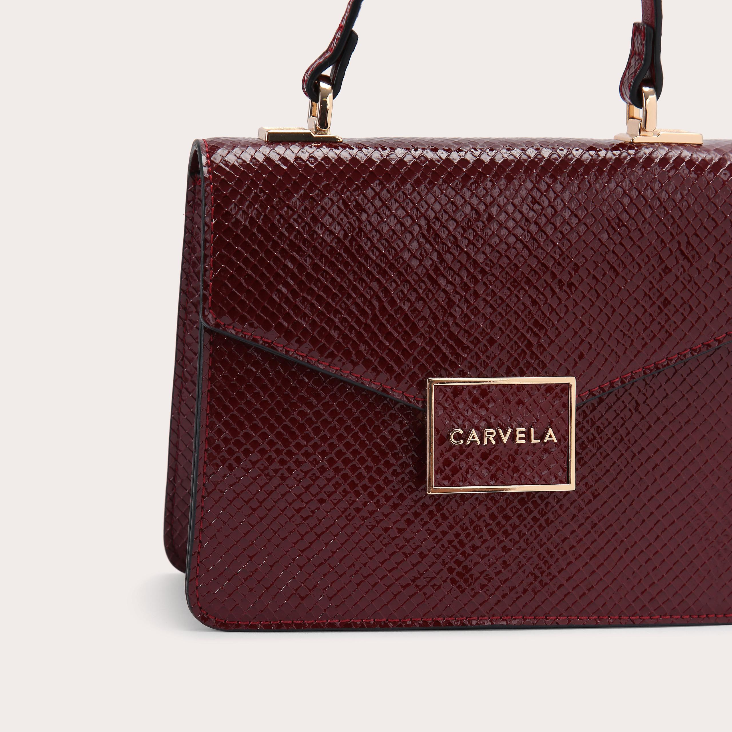 Patent Carvela Red Bag Carvela Red Tote Carvela Mini Daniella Tote Bag