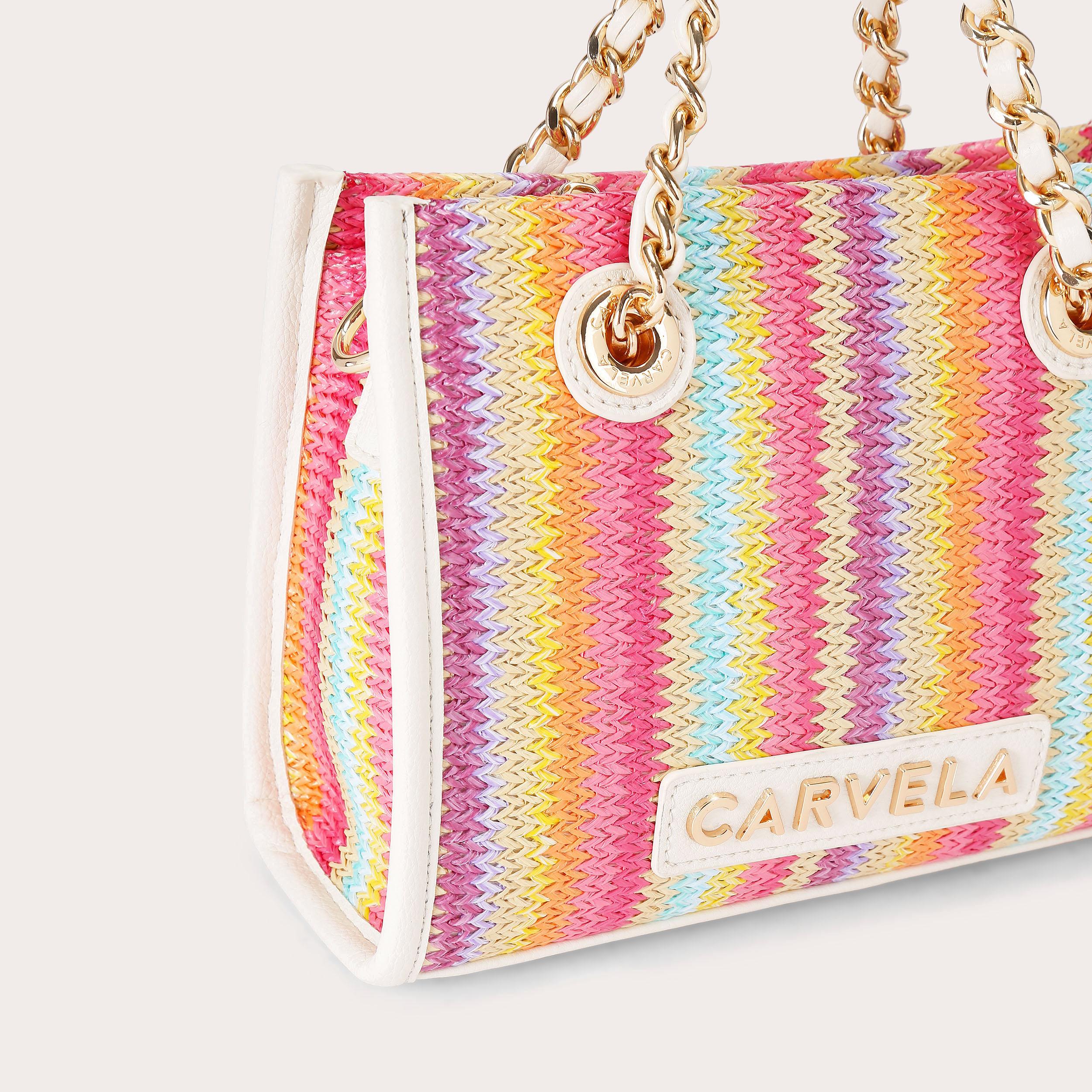 Mini Leila Raffia Tote Bag