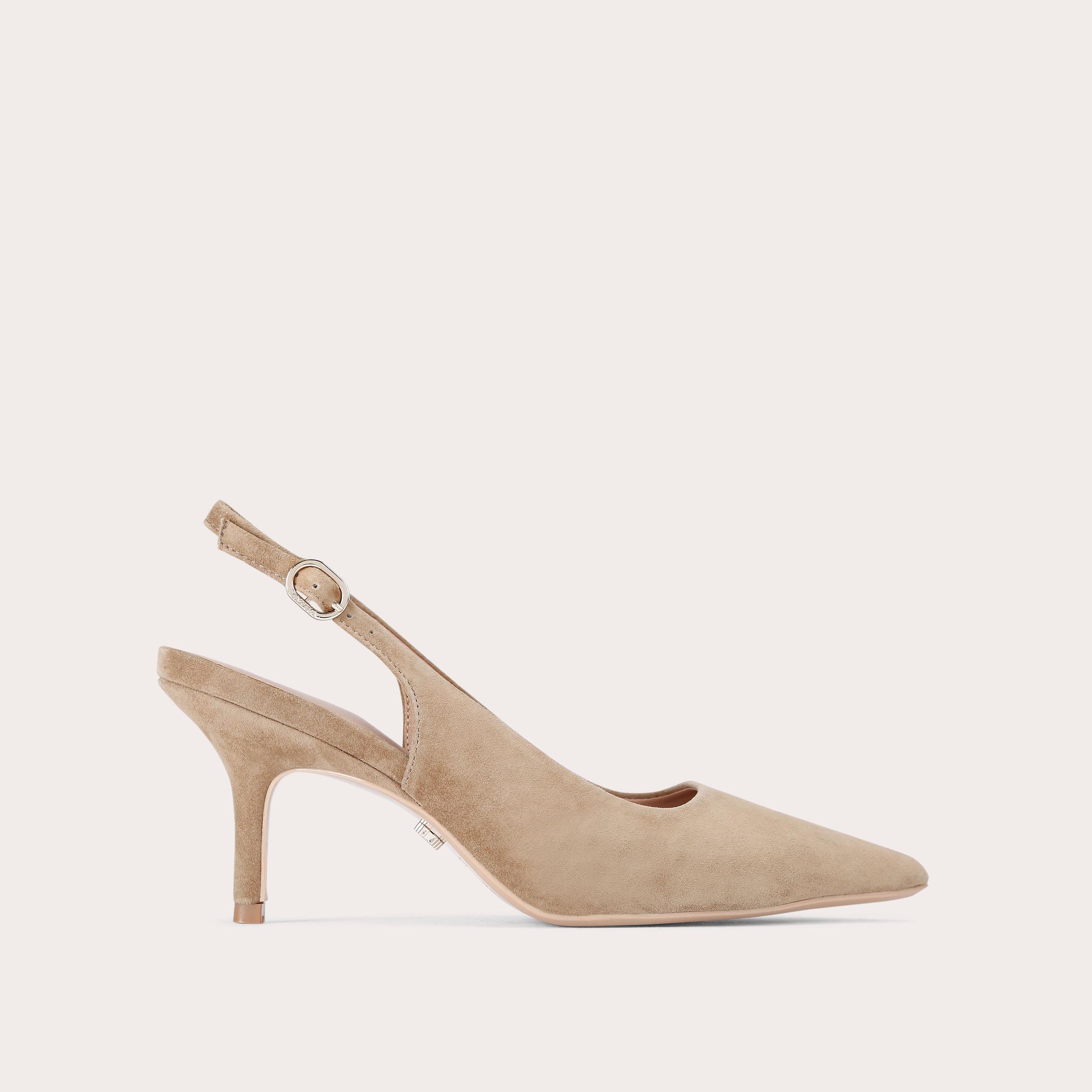 carvela SPIRITED Taupe Suede Slingback Heel by CARVELA