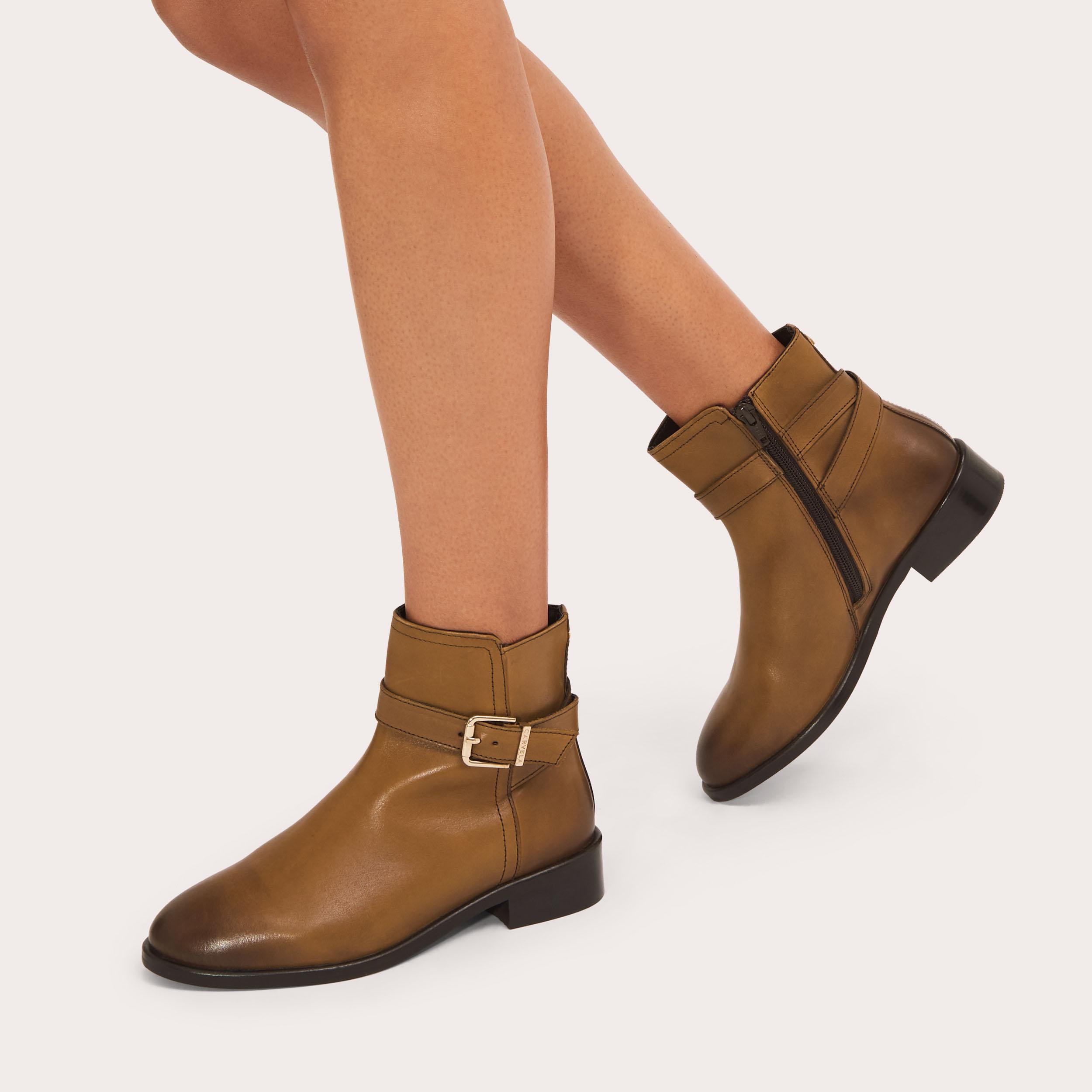 PIENZA ANKLE BOOT Rich Brown Ankle Boot by CARVELA