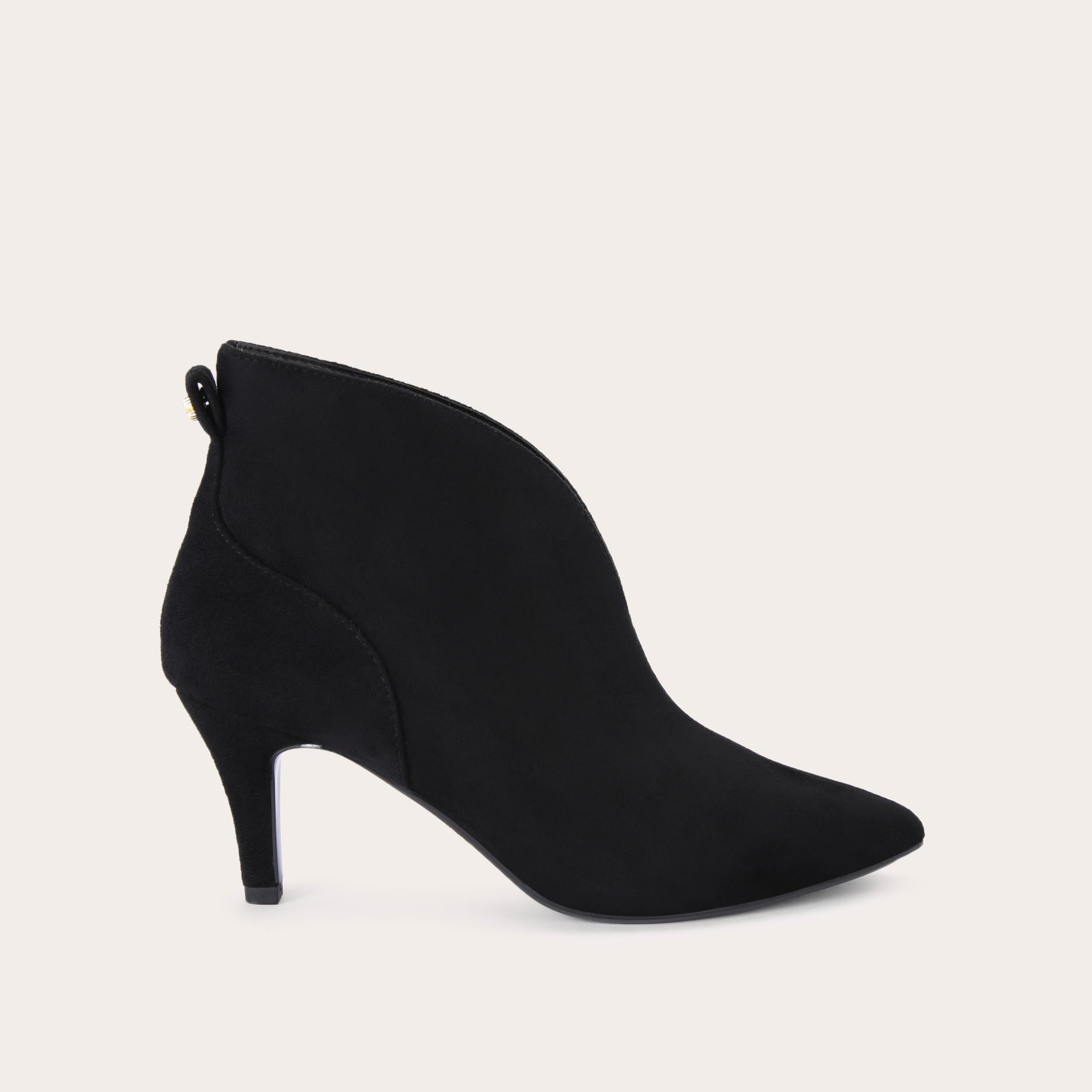 FLUTE SHOE BOOT WIDE FIT Black Crystal Ankle Boot by CARVELA COMFORT