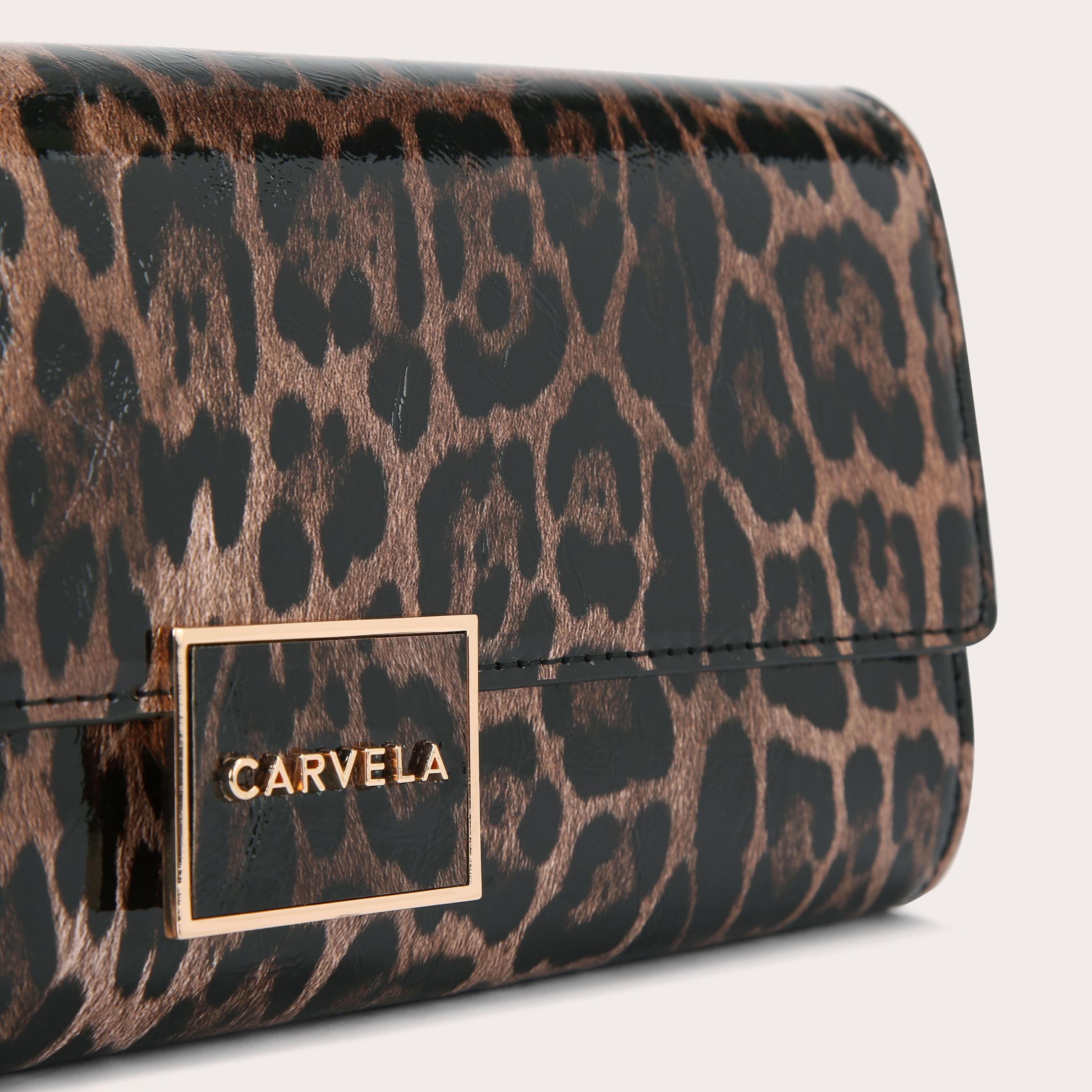 JESSICA CLUTCH Leopard Long Clutch Bag by CARVELA