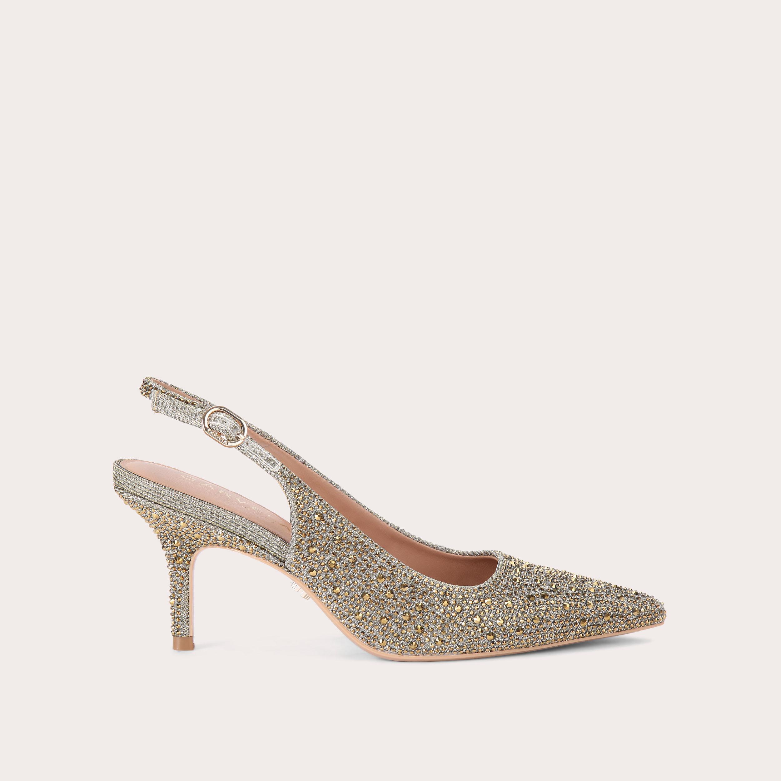 Escarpins Femme à Talon Bloc 5 Cm - Bout Pointu, Chaussures De Mariage Ou Robe élégante - Castamere
