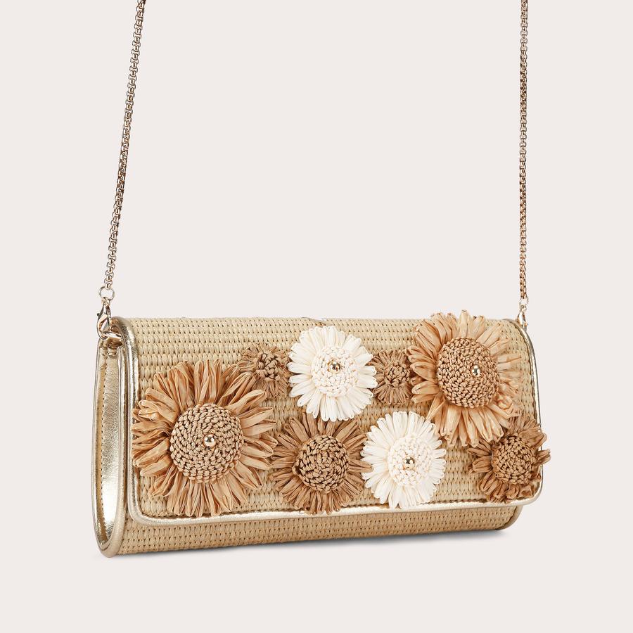 SORRENTO FLOWER CLUTCH BAG
