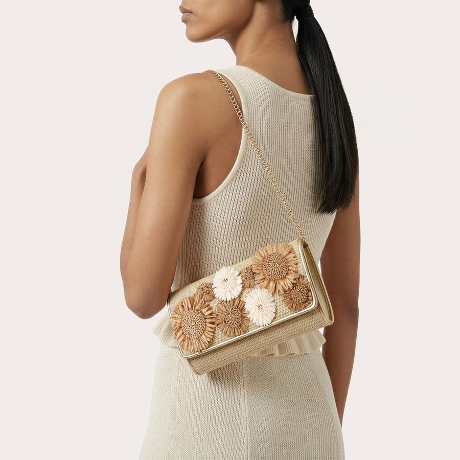 SORRENTO FLOWER CLUTCH BAG