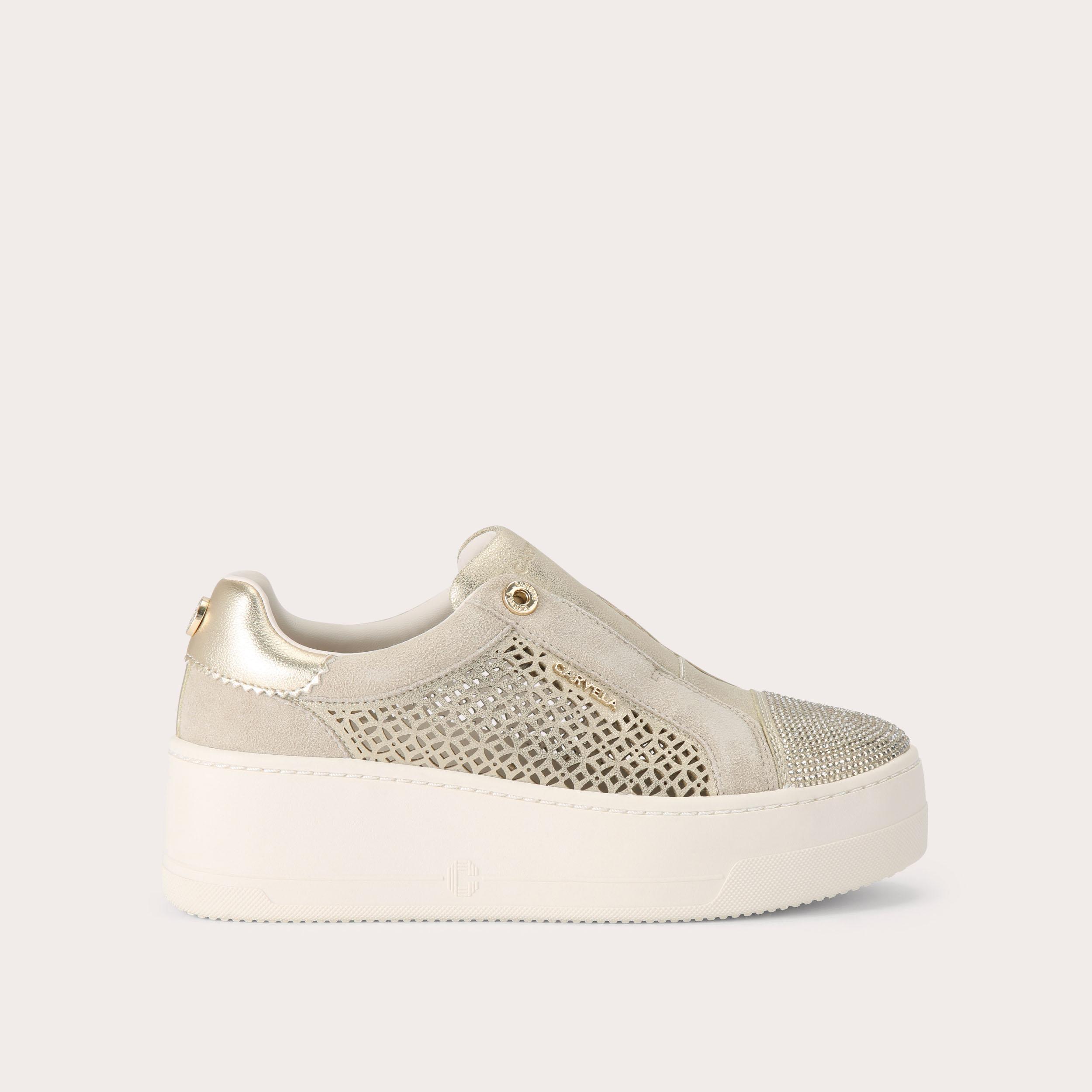 Escarpins Carvela à Bride Diamantée - Satin Et Vernis Noir - Taille UK 6 - Talons Hauts - Neuf En Boîte