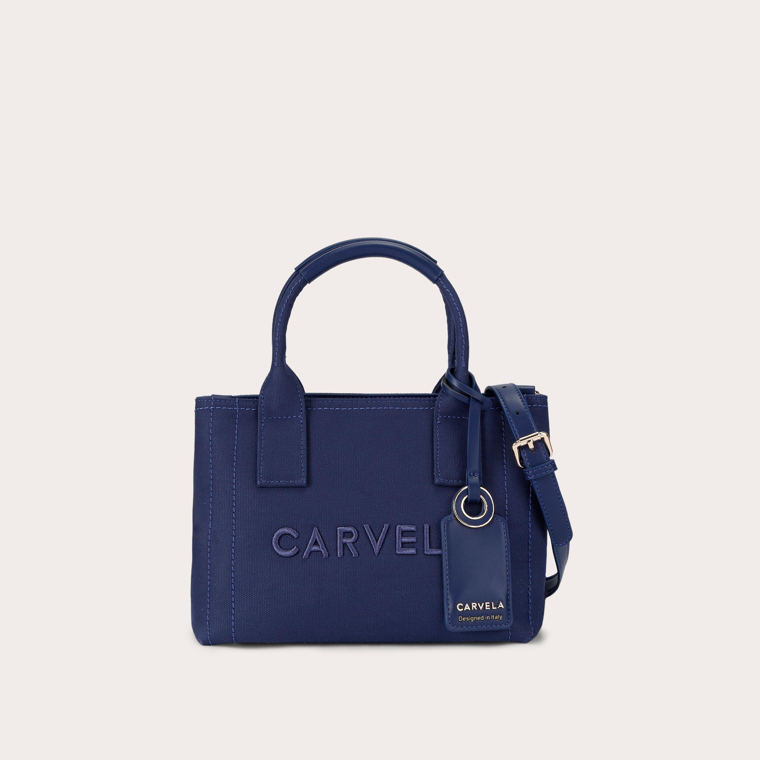 Leather Carvela Lidia LIDIA MICRO TOTE Tan Canvas Tote Bag By Carvela