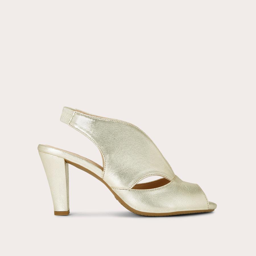 ARABELLA Gold Block Heel by CARVELA COMFORT