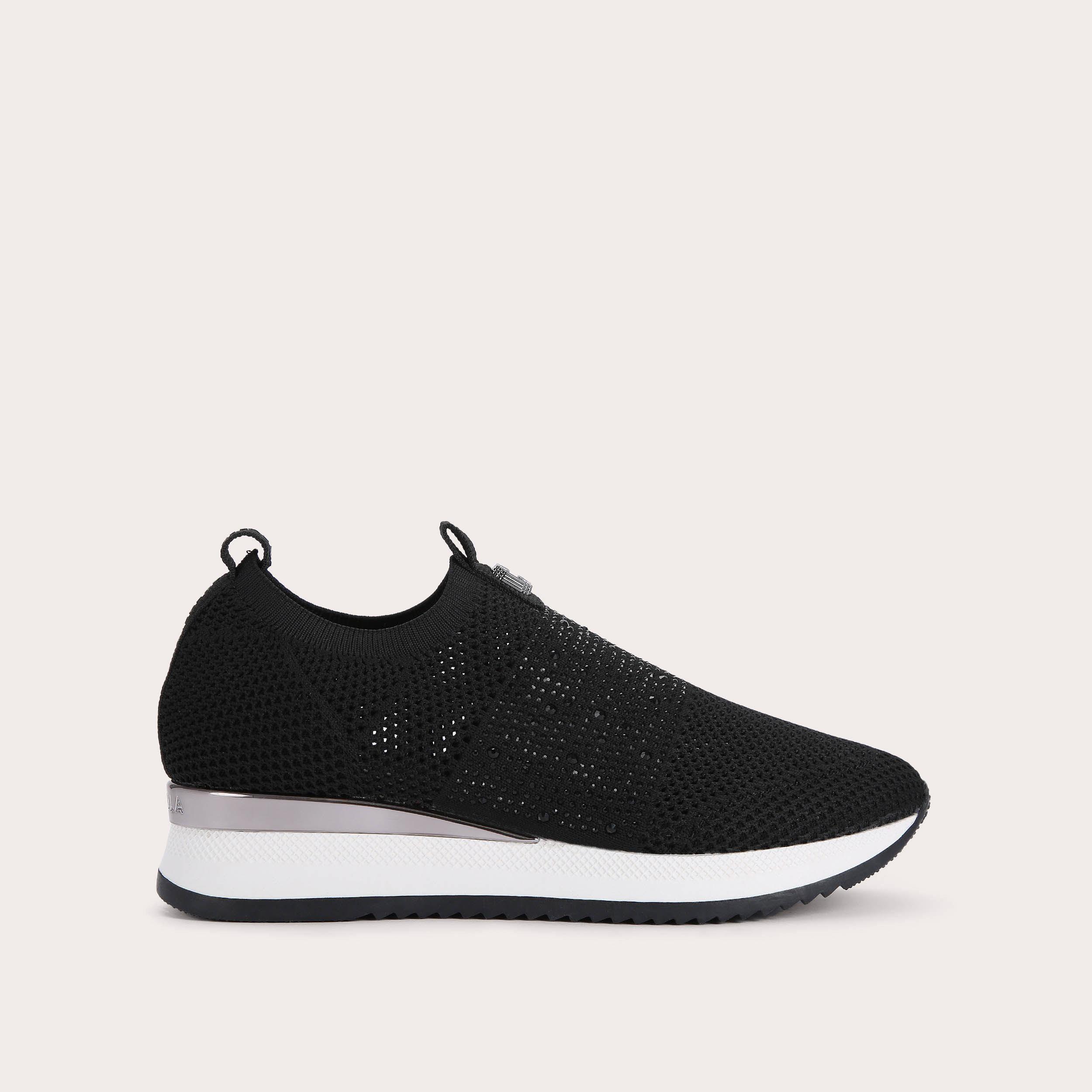 carvela just slip on chunky trainers black