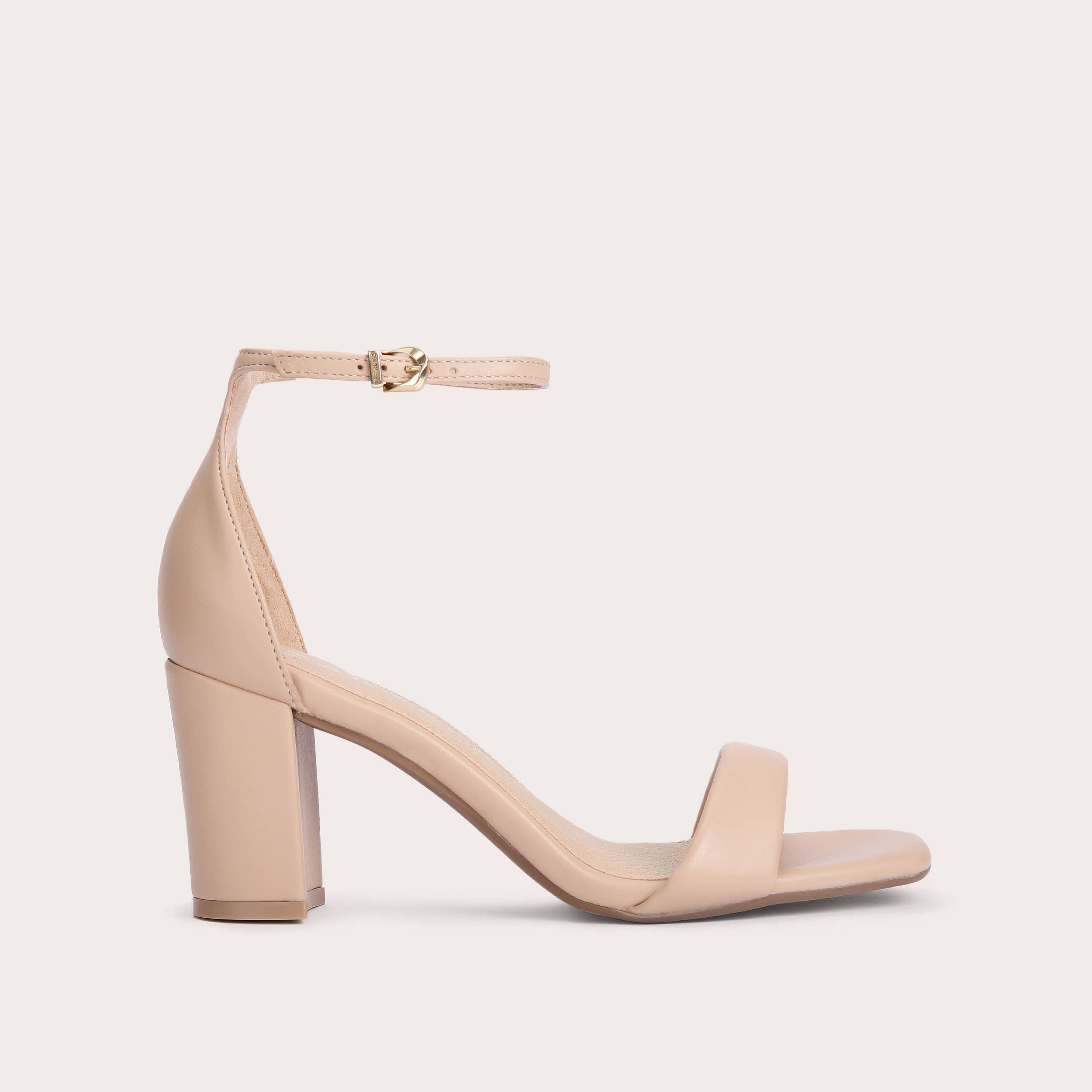 Blush sandals hot sale heels