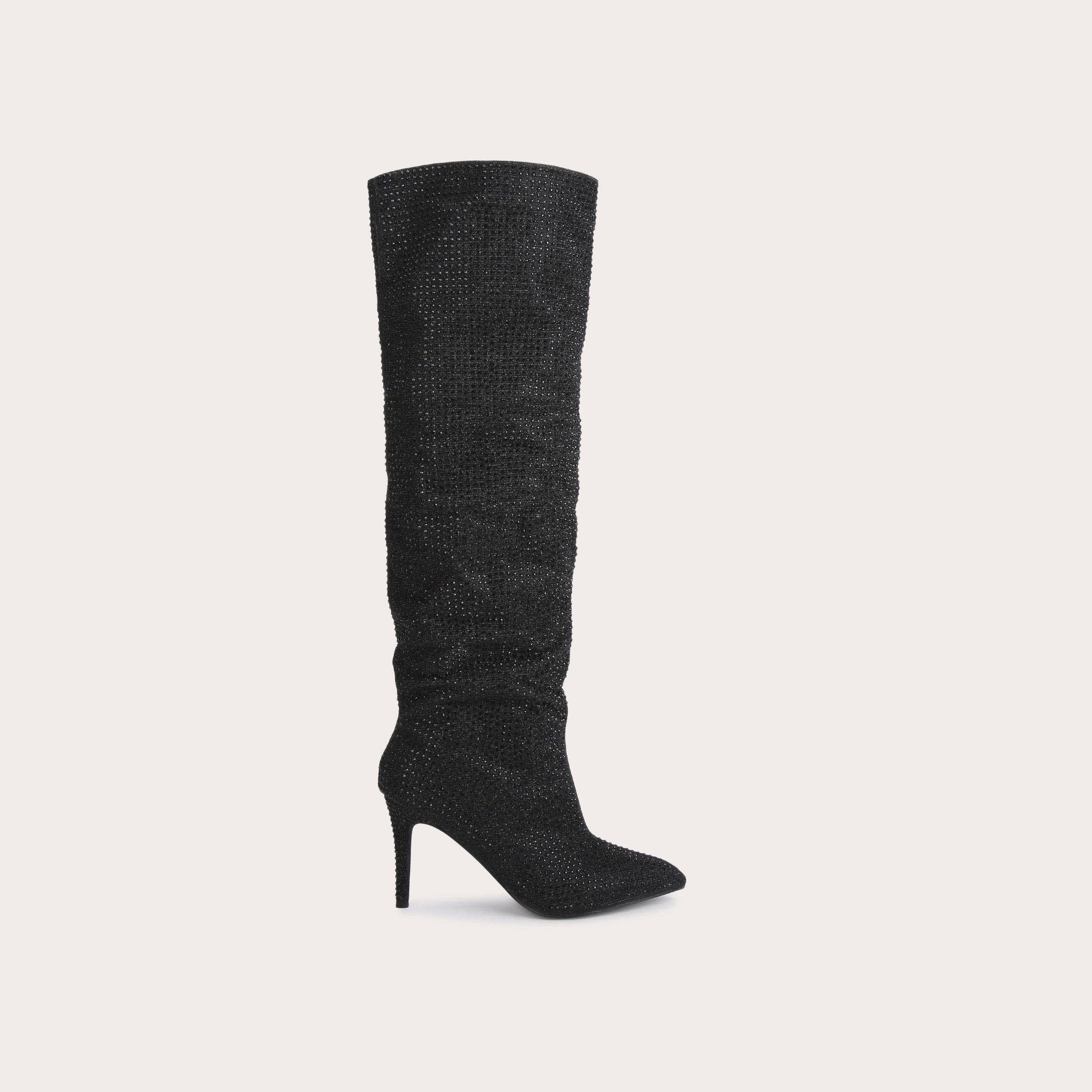 Carvela stroll boots on sale black