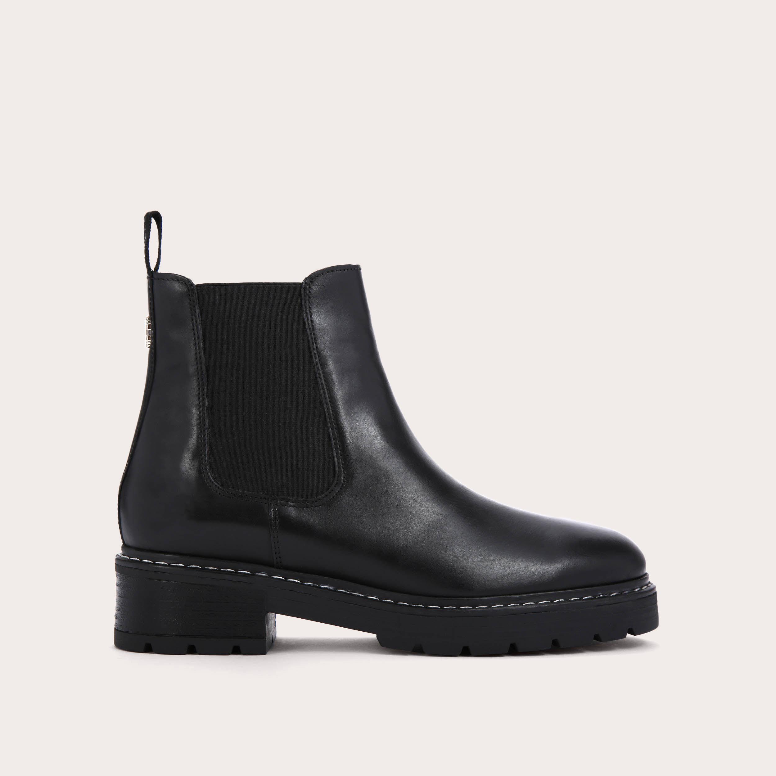 TAKEN Black Ankle Chelsea Boots by CARVELA