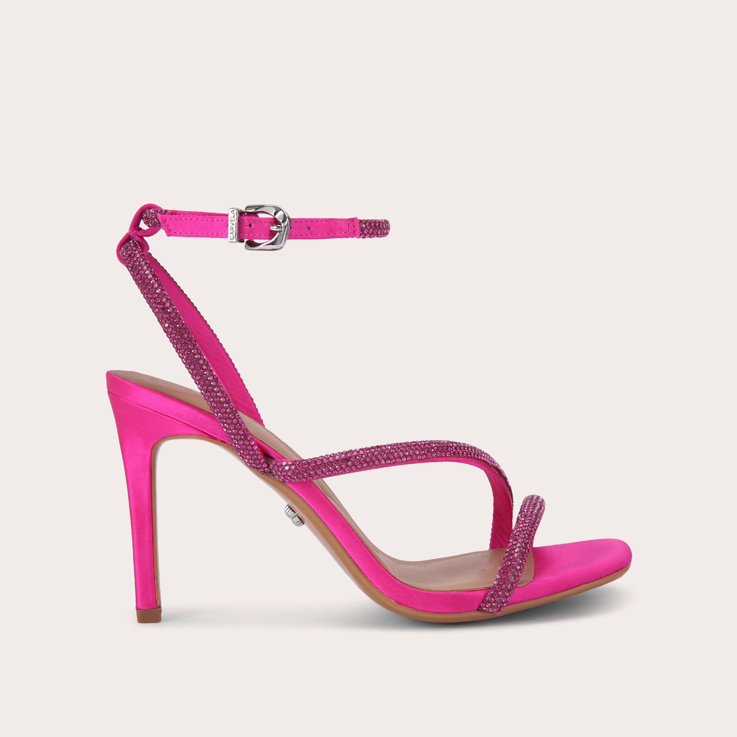 PAPARAZZI Denim Crystal Heels by CARVELA PAPARAZZI Denim Crystal Heels by CARVELA