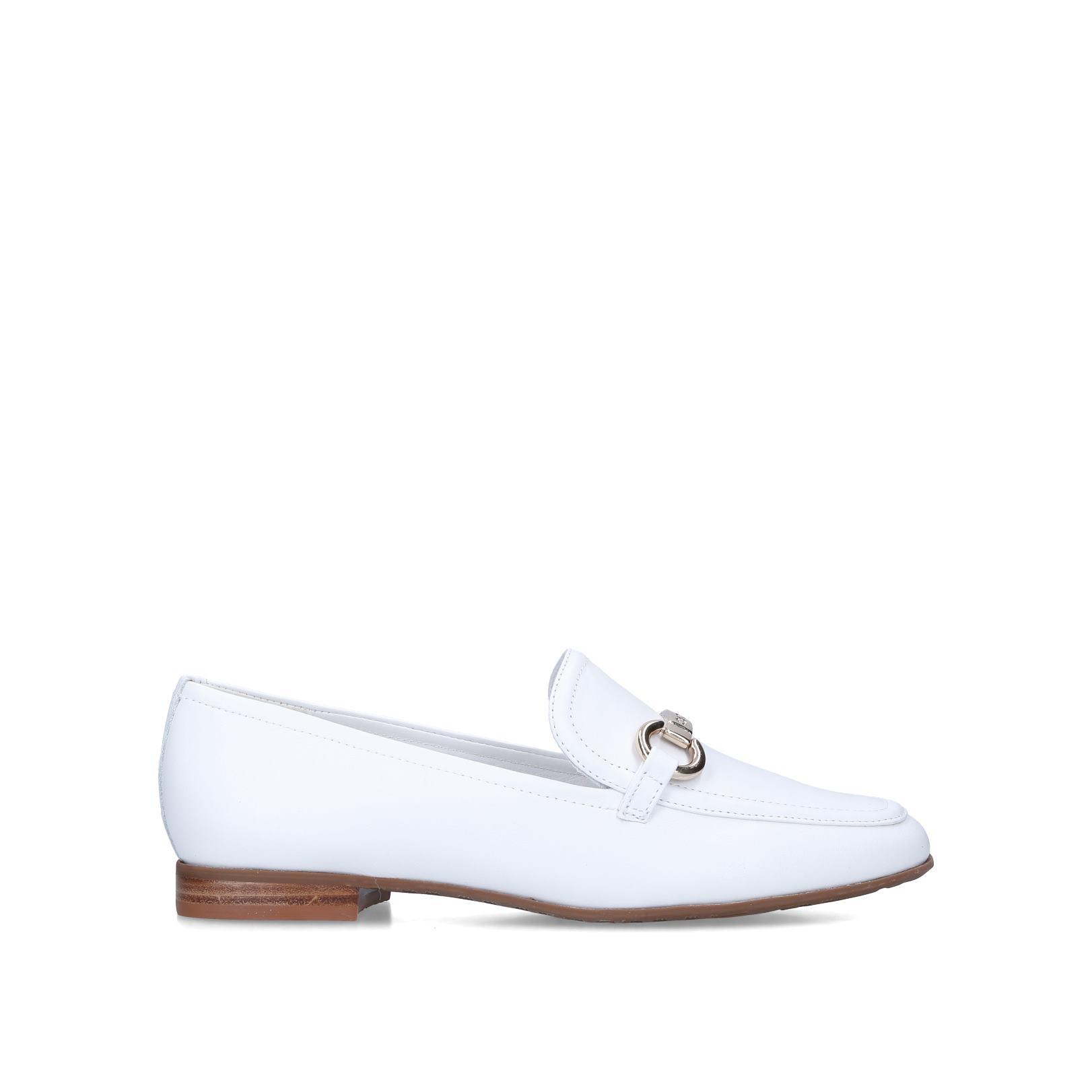 White 2024 slide loafers