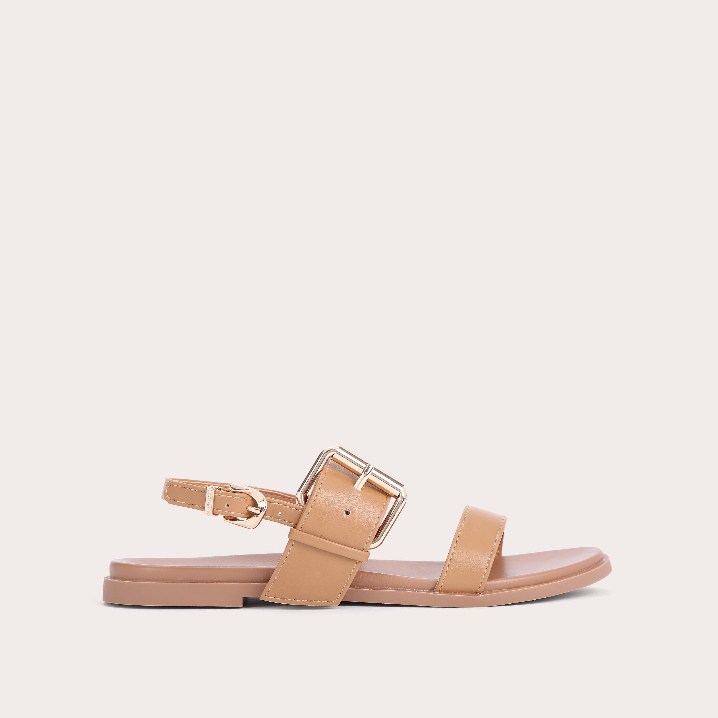 Carvela klever store sandals tan leather