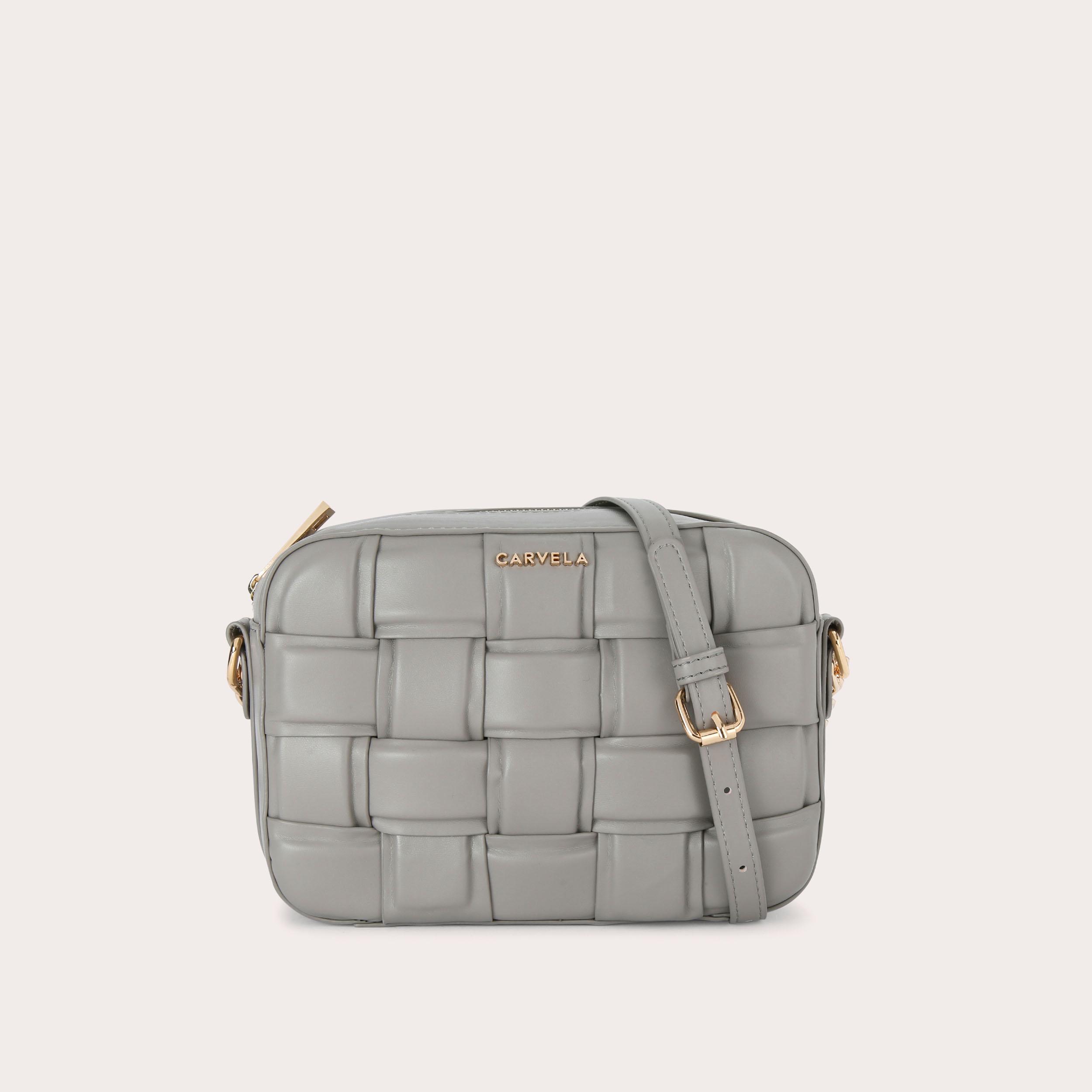 LEXI 2 X BODY Grey Cross Body Bag by CARVELA