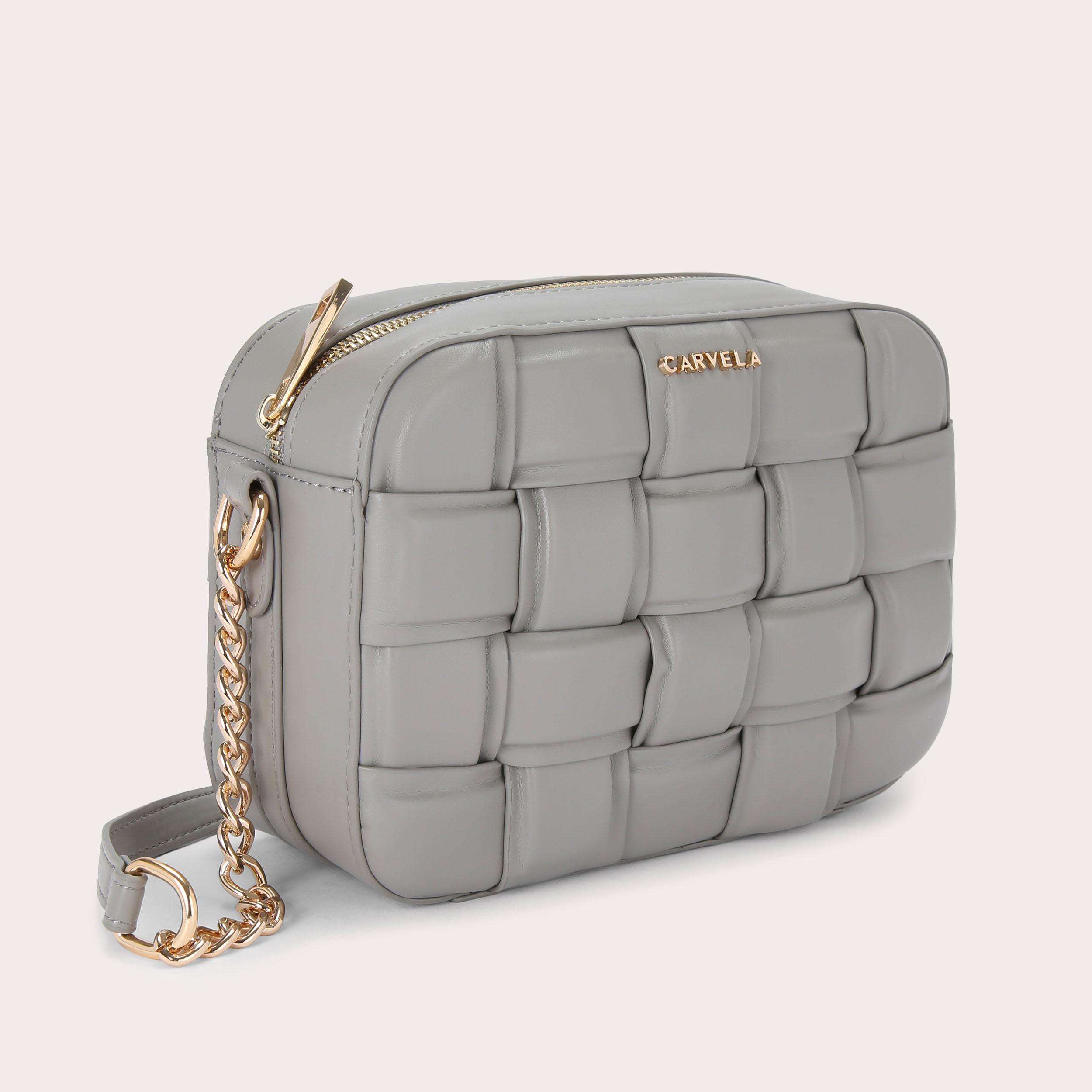 LEXI 2 X BODY Grey Cross Body Bag by CARVELA