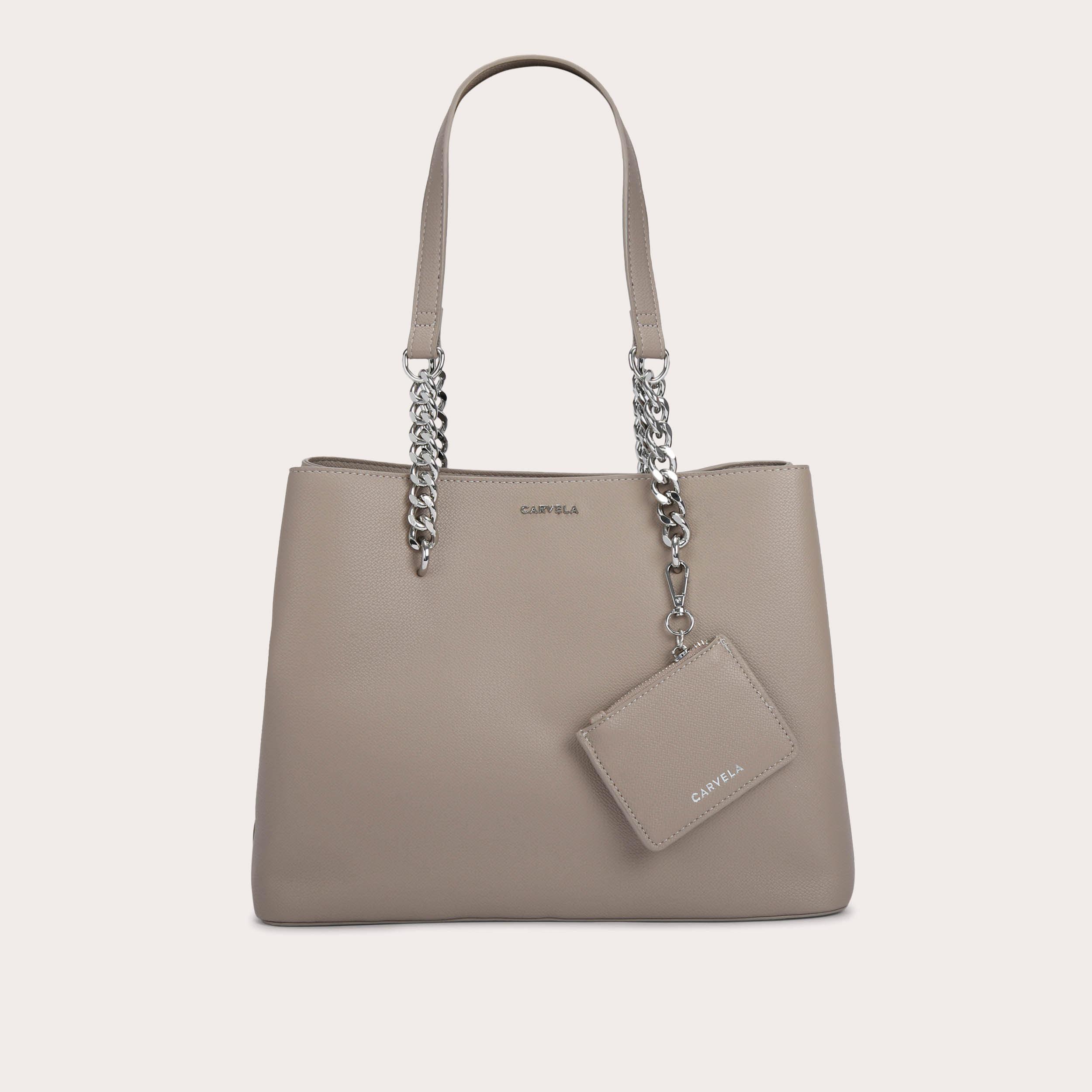 Carvela grey tote shop bag