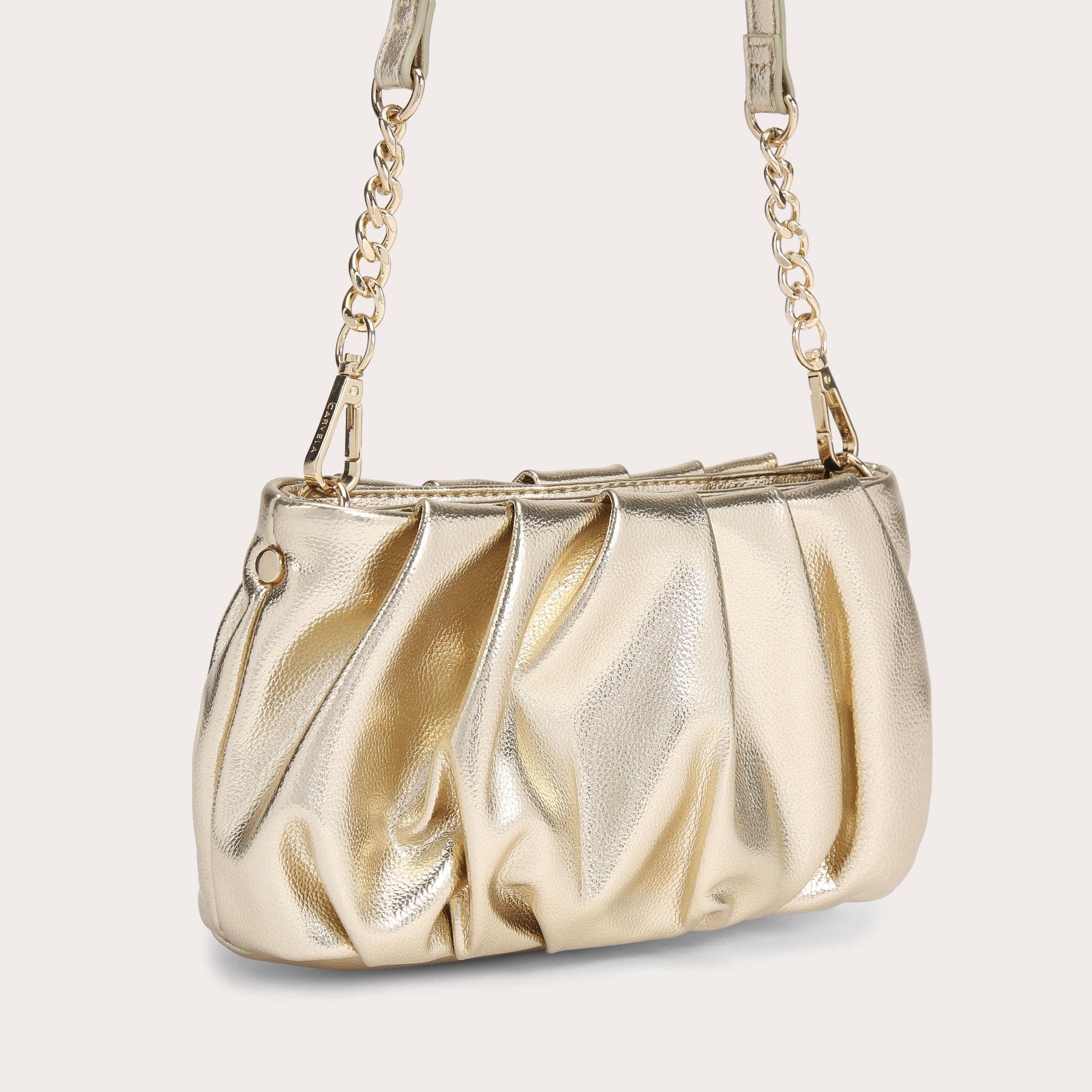 Carvela gold clutch bag online