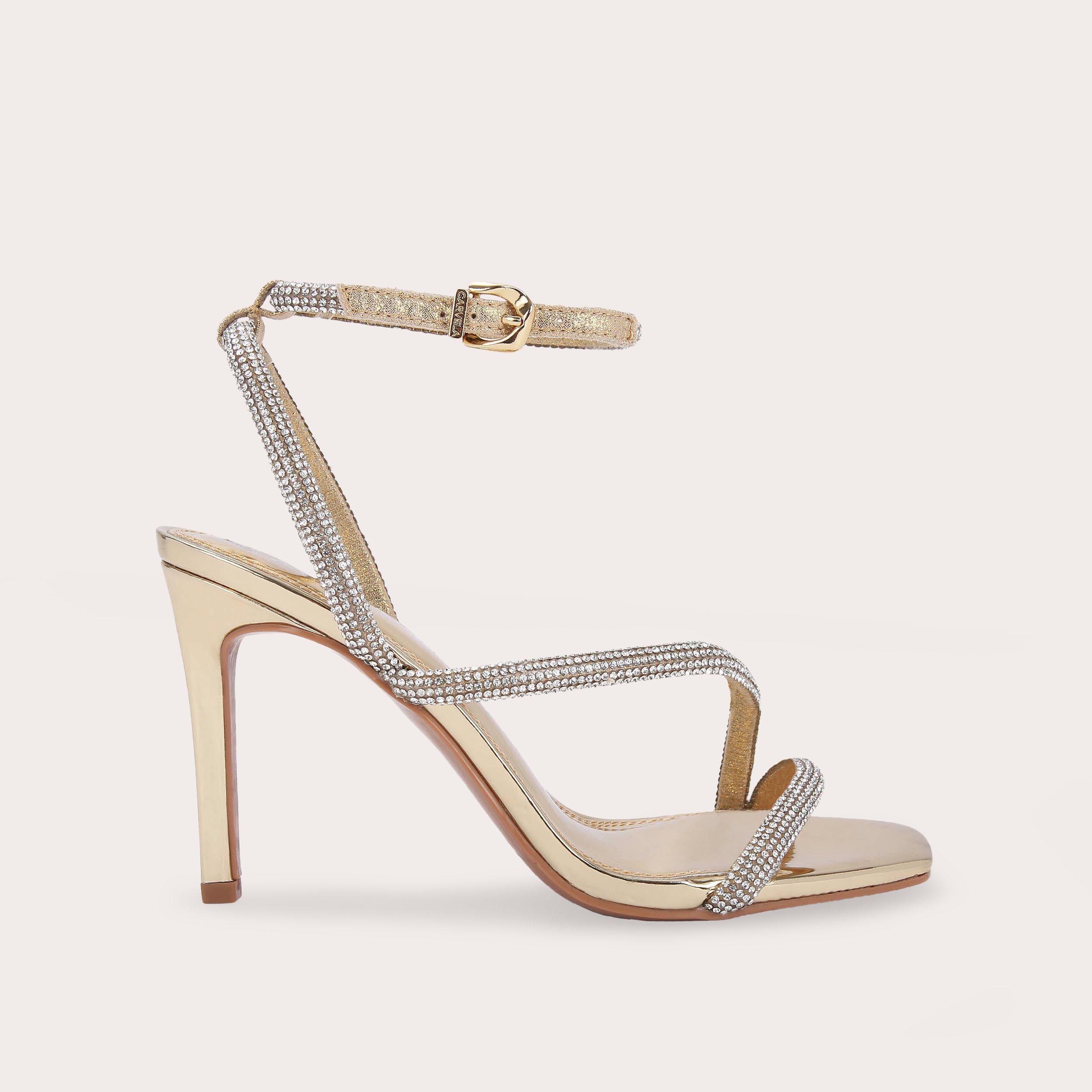 Carvela store gold heels