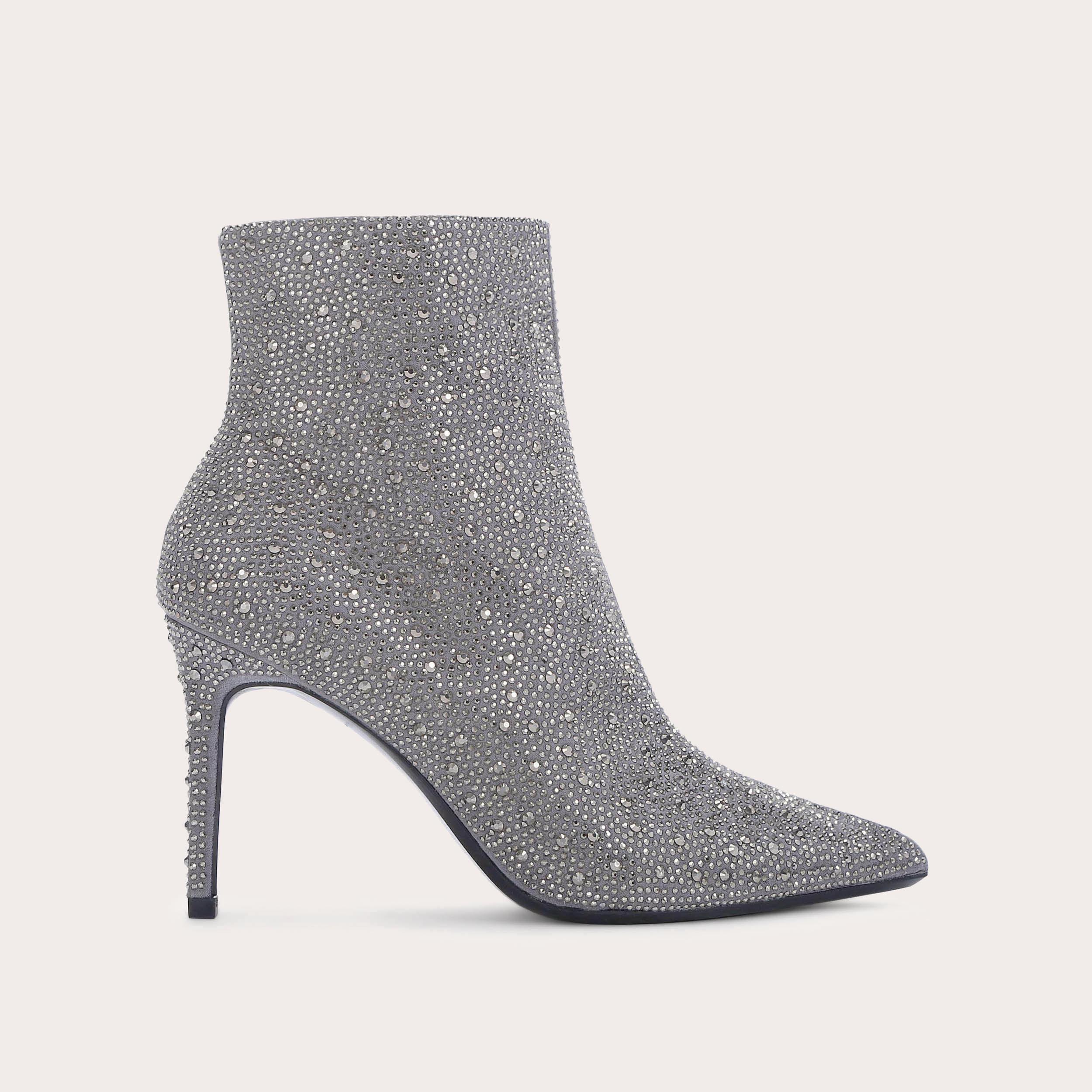 Carvela silver 2024 ankle boots