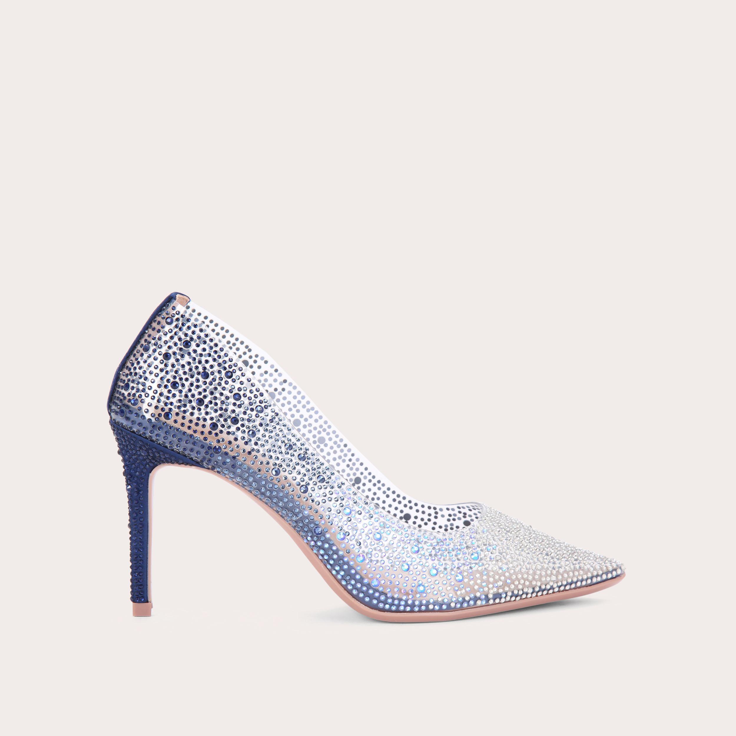 LOVEBIRD VINYL Fuchsia Crystal Heels by CARVELA