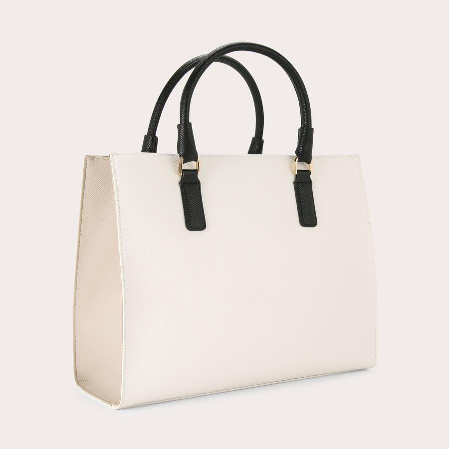 LATTE Structured Tote Bag by CARVELA