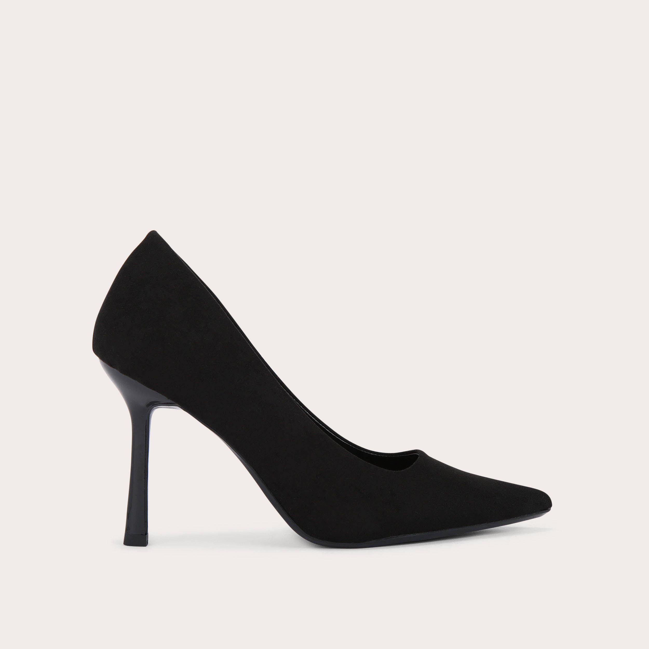 Carvela black store court shoes