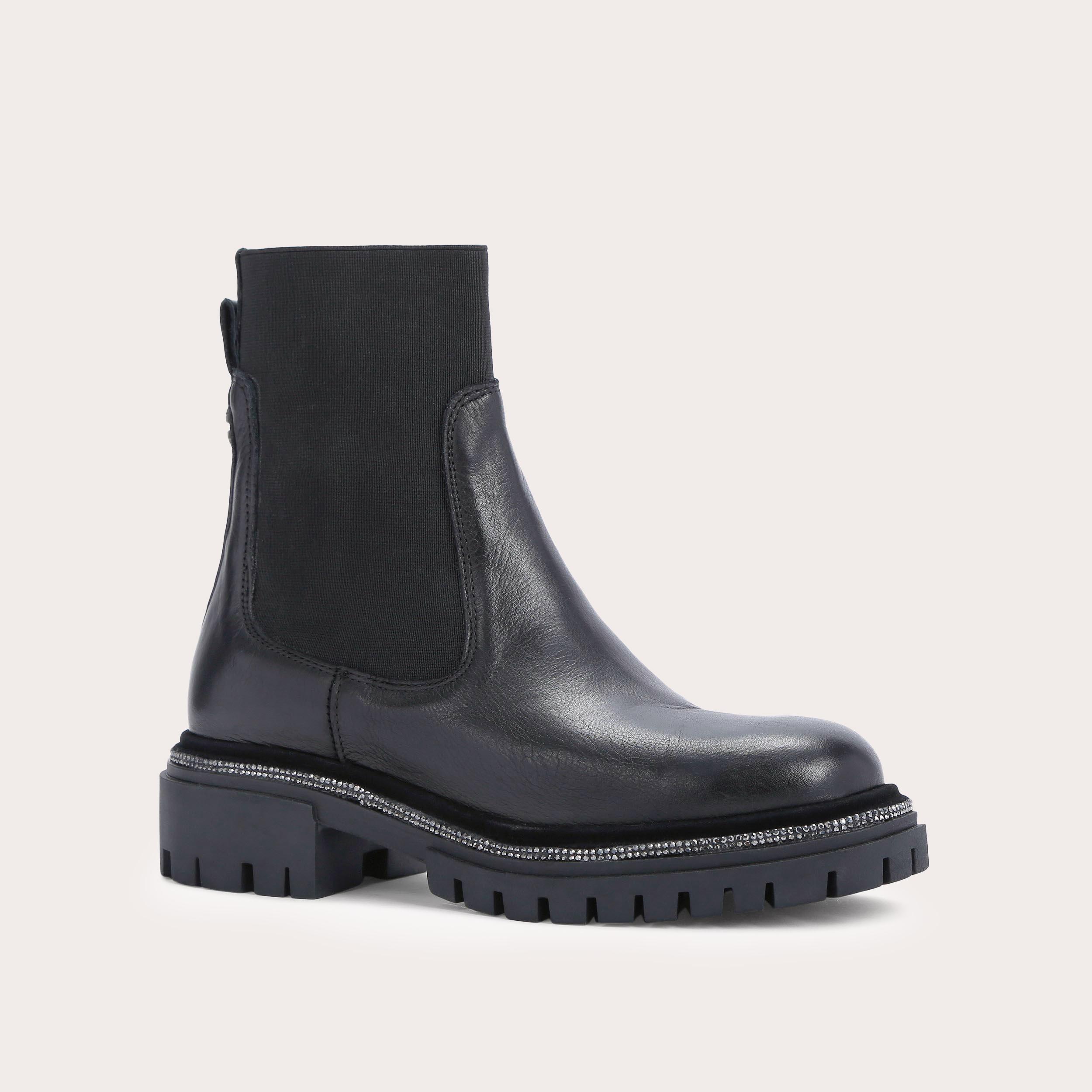 carvela black patent ankle boots