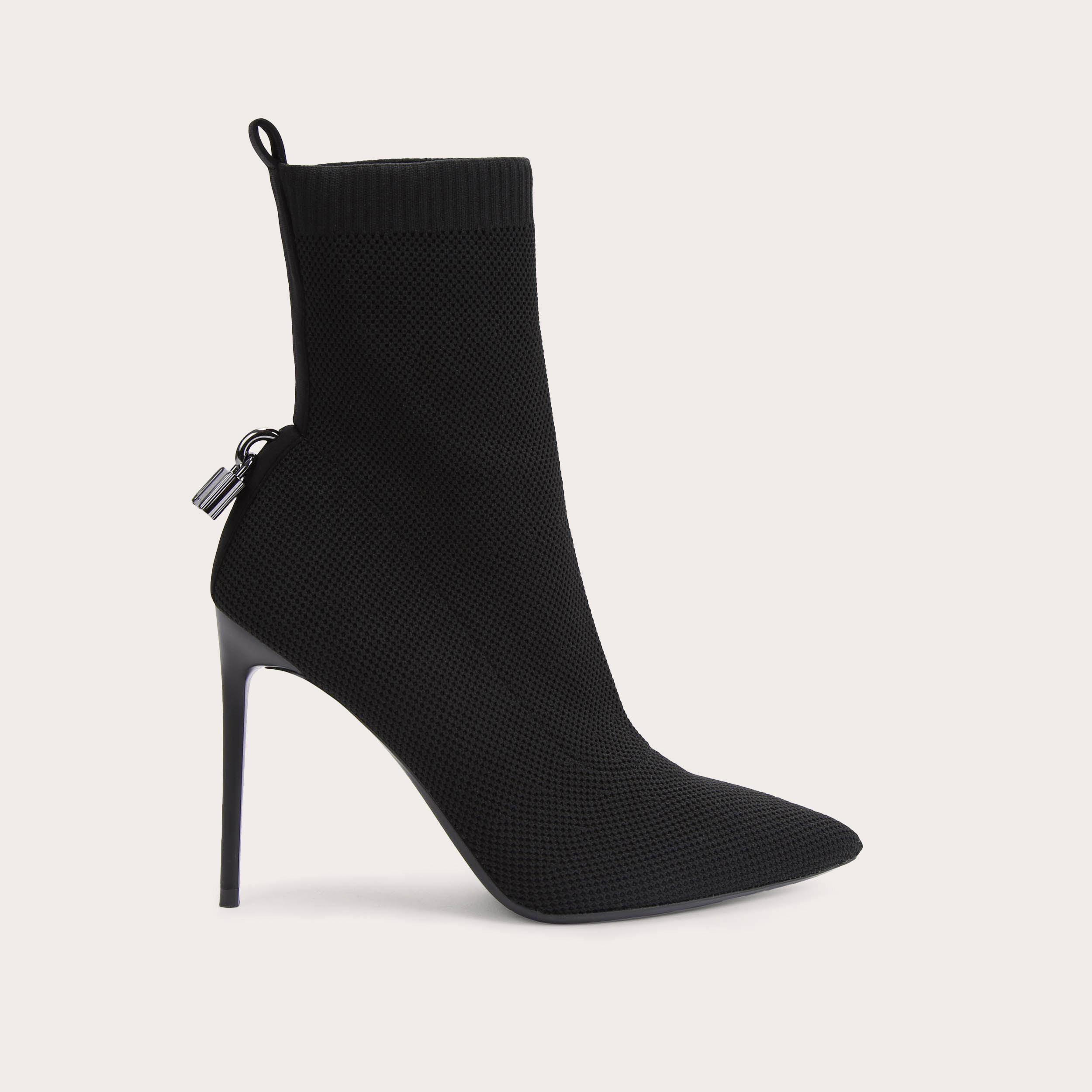 VIXEN ANKLE Black Leather Ankle Boot by CARVELA