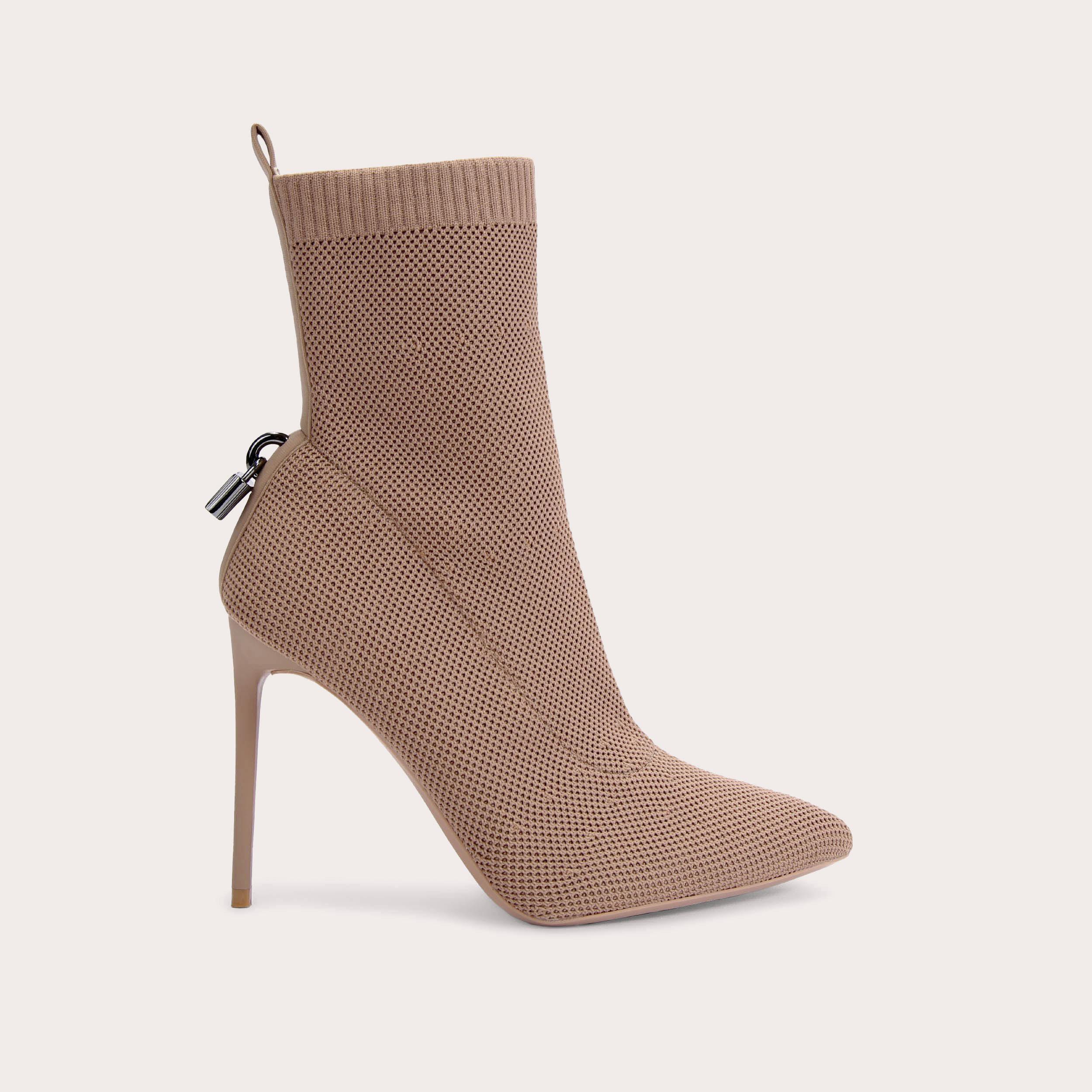 Tan ankle sock clearance boots