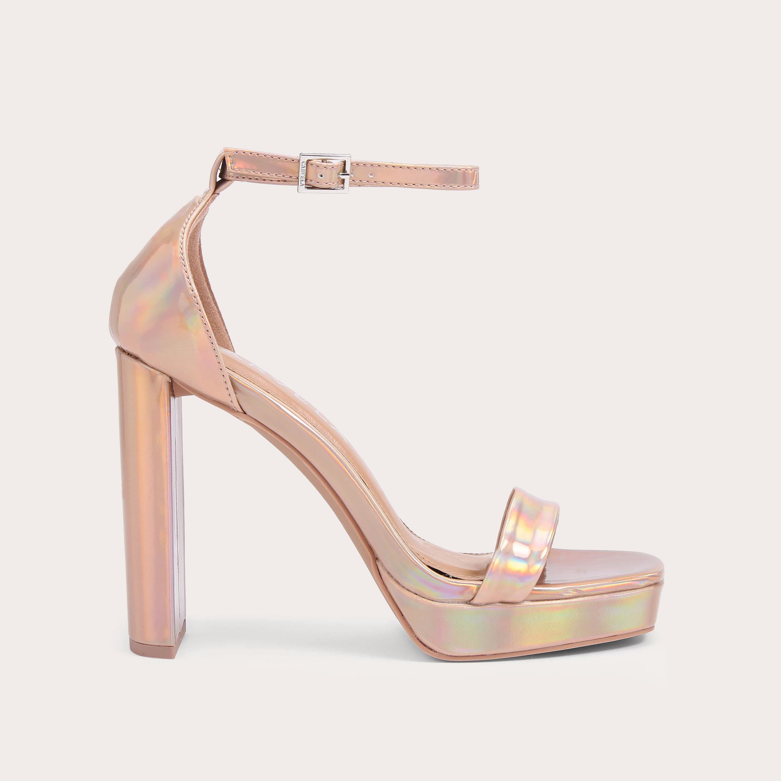 Pink 2024 hologram heels