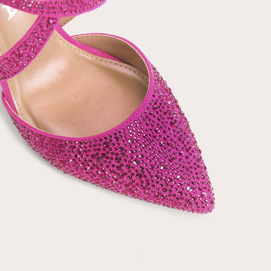 KROSS JEWEL Pink Crystal High Heels by CARVELA