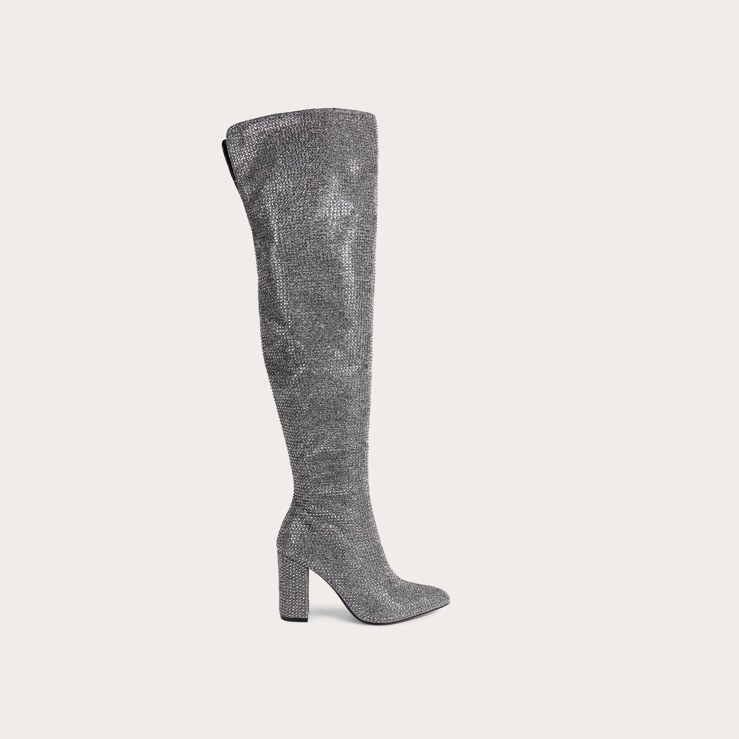 Glitter over best sale knee boots