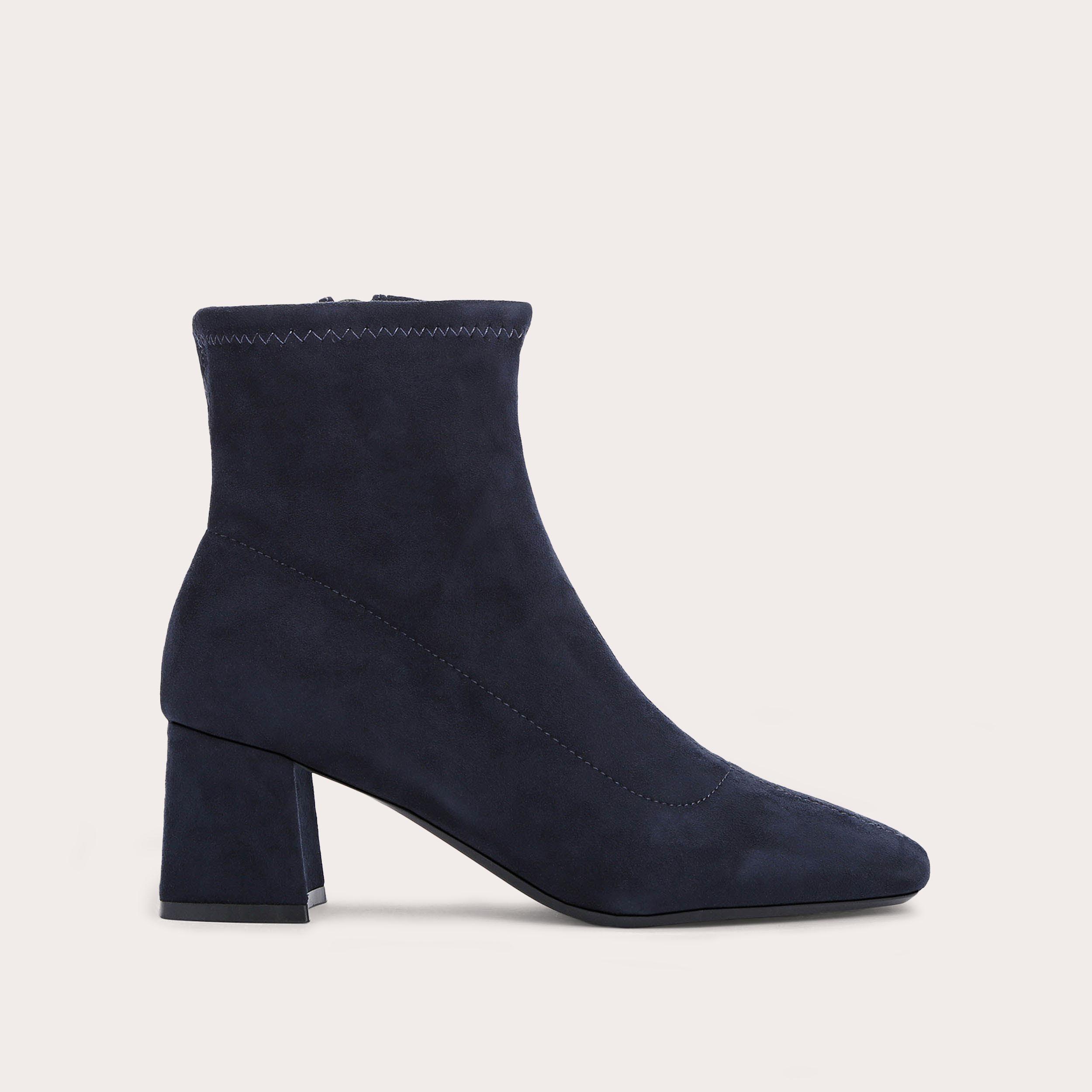 Navy ankle boots clearance sale