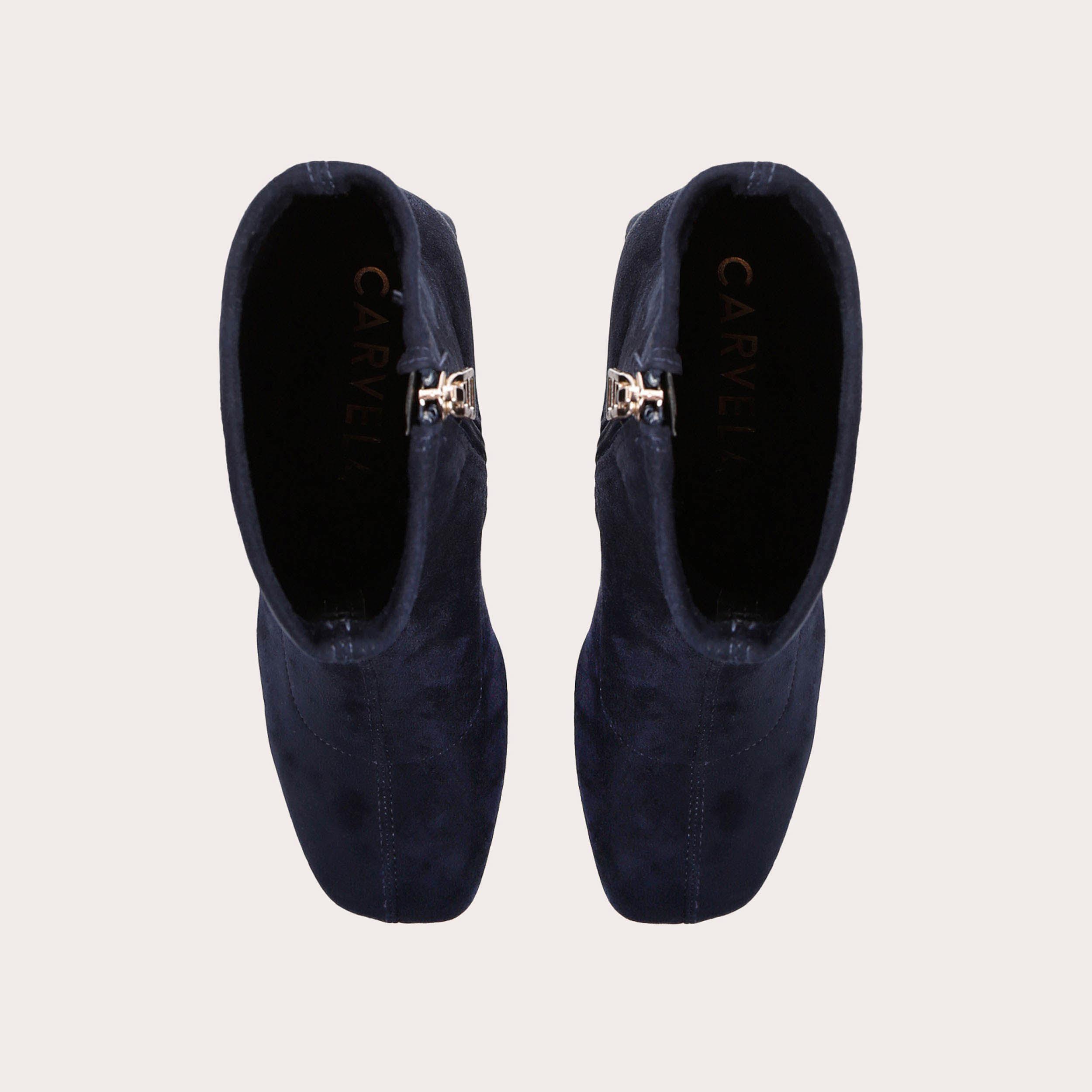 carvela navy ankle boots