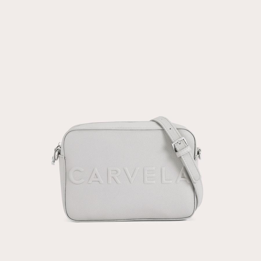 FRAME X BODY Grey Cross Body Bag by CARVELA