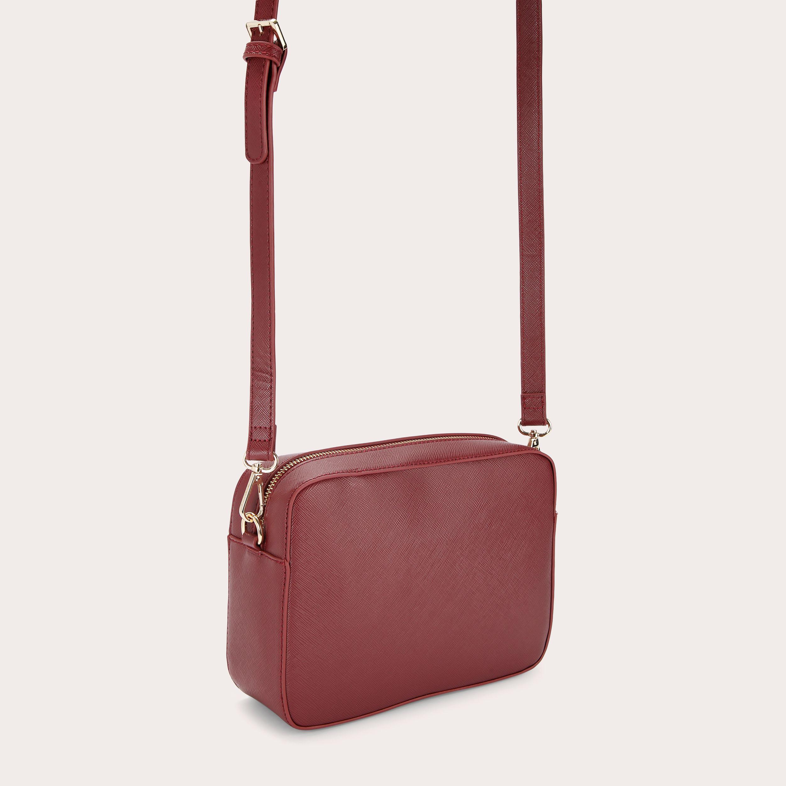 FRAME X BODY Wine Cross Body Bag by CARVELA