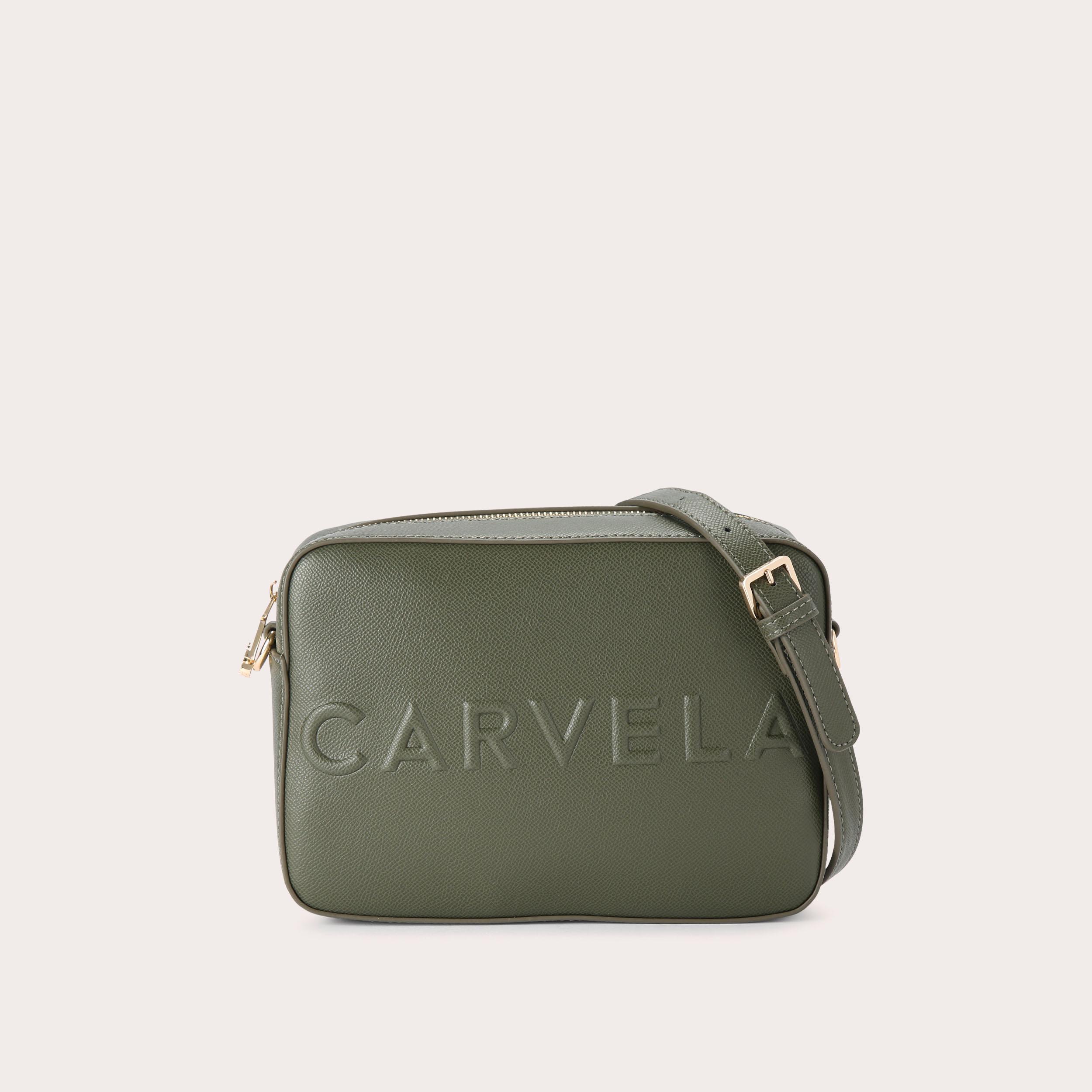 FRAME X BODY Khaki Cross Body Bag by CARVELA