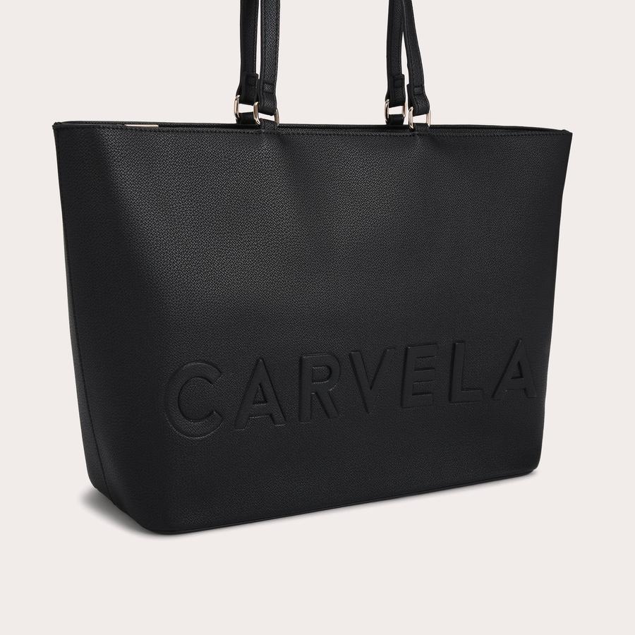 Black winged tote bag sale