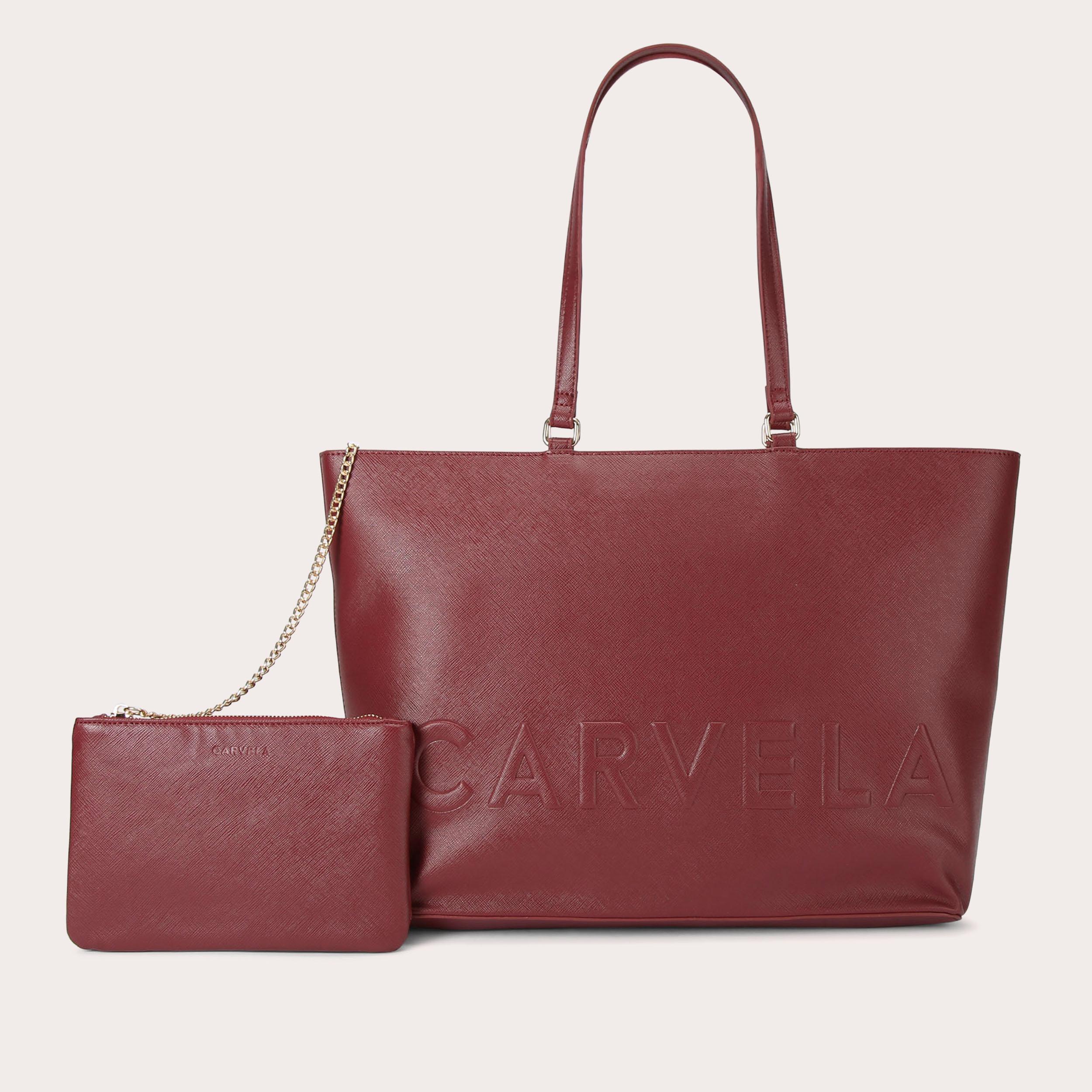 Burgundy best sale carvela bag