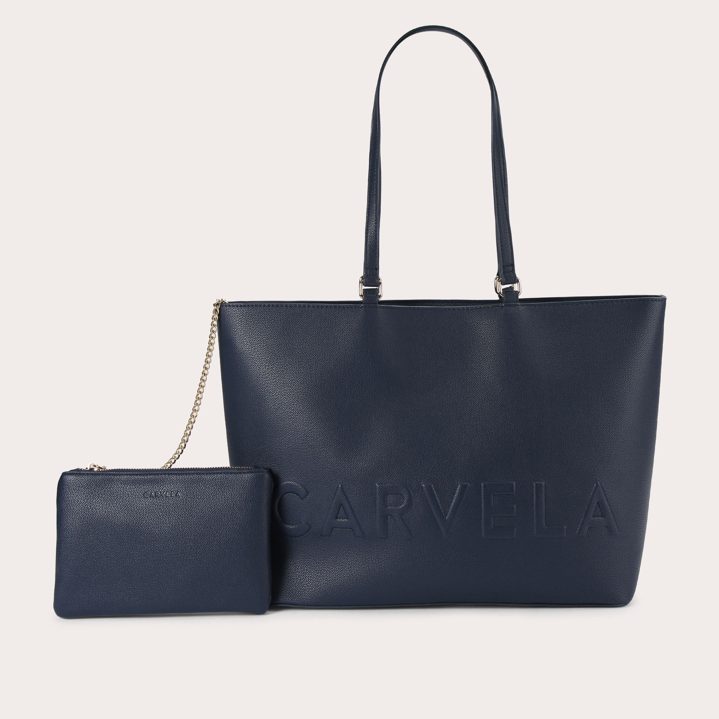 Carvela store navy bag