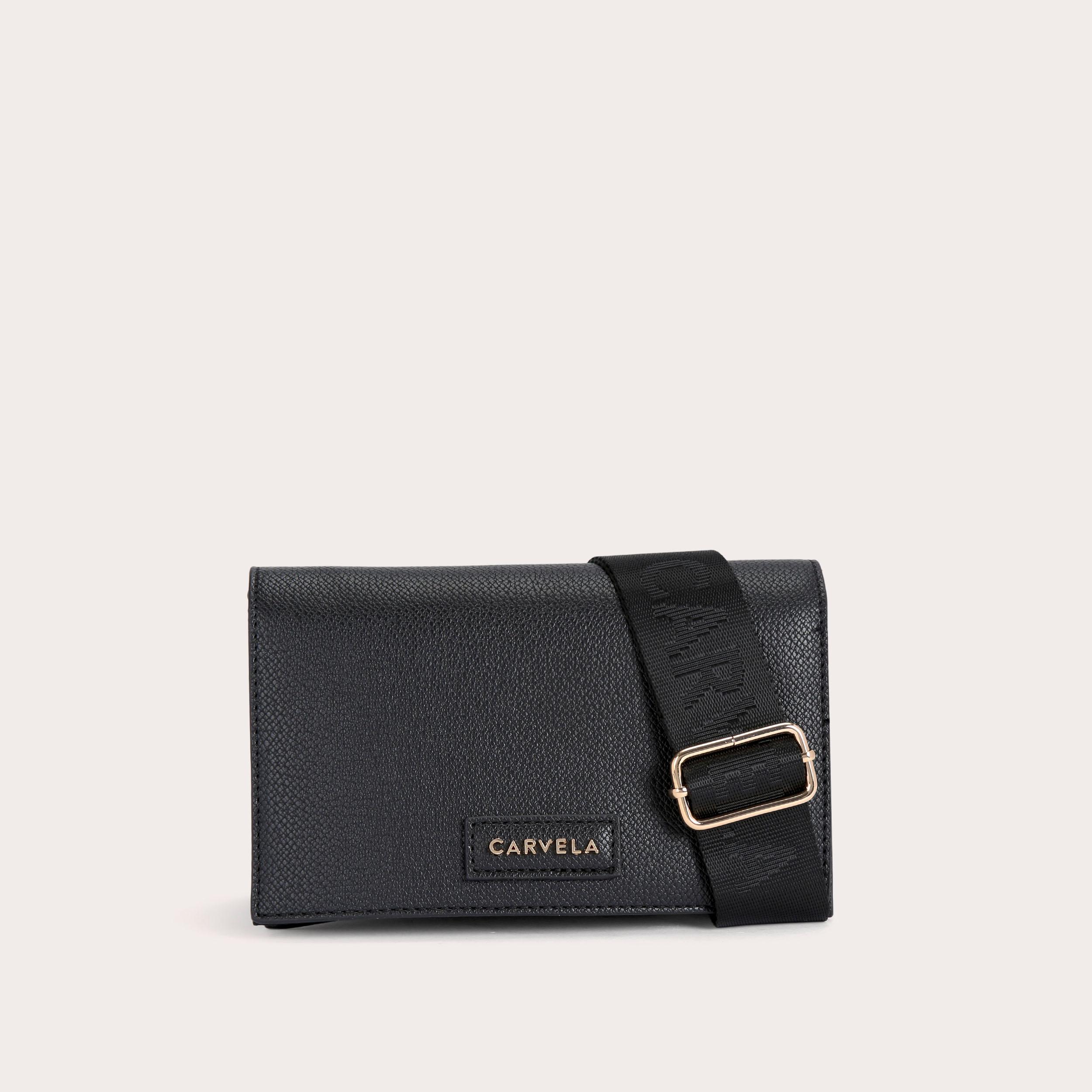 Black best sale carvela purse