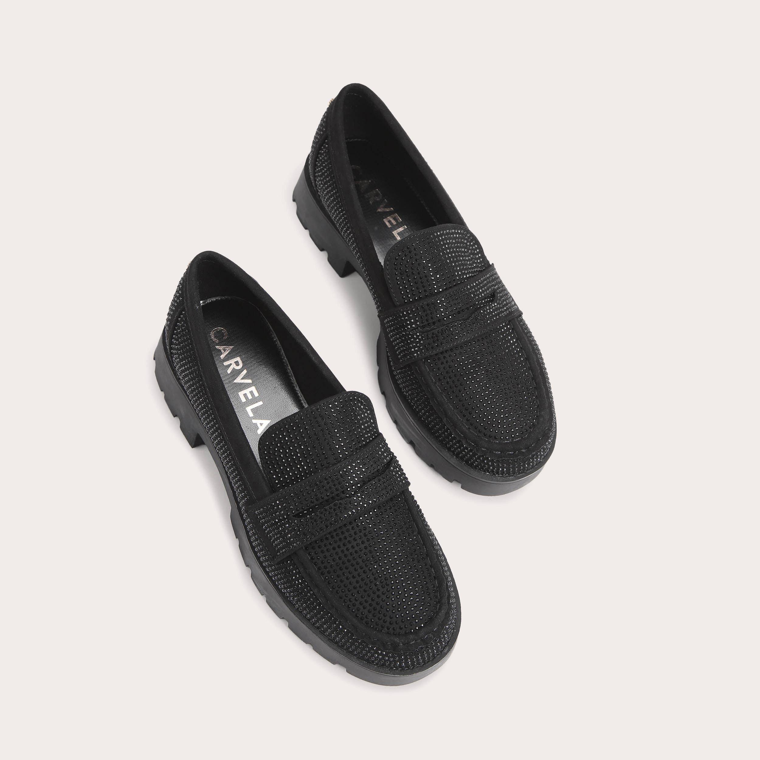 Fashion carvela black loafers